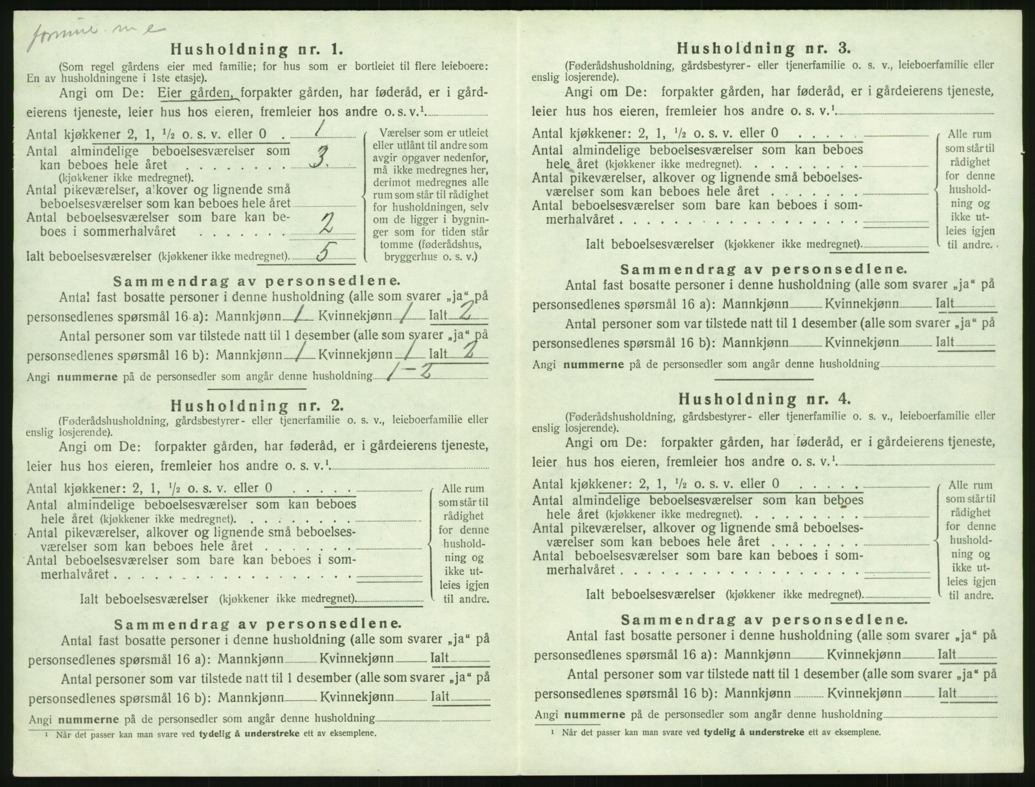 SAST, Folketelling 1920 for 1121 Time herred, 1920, s. 274