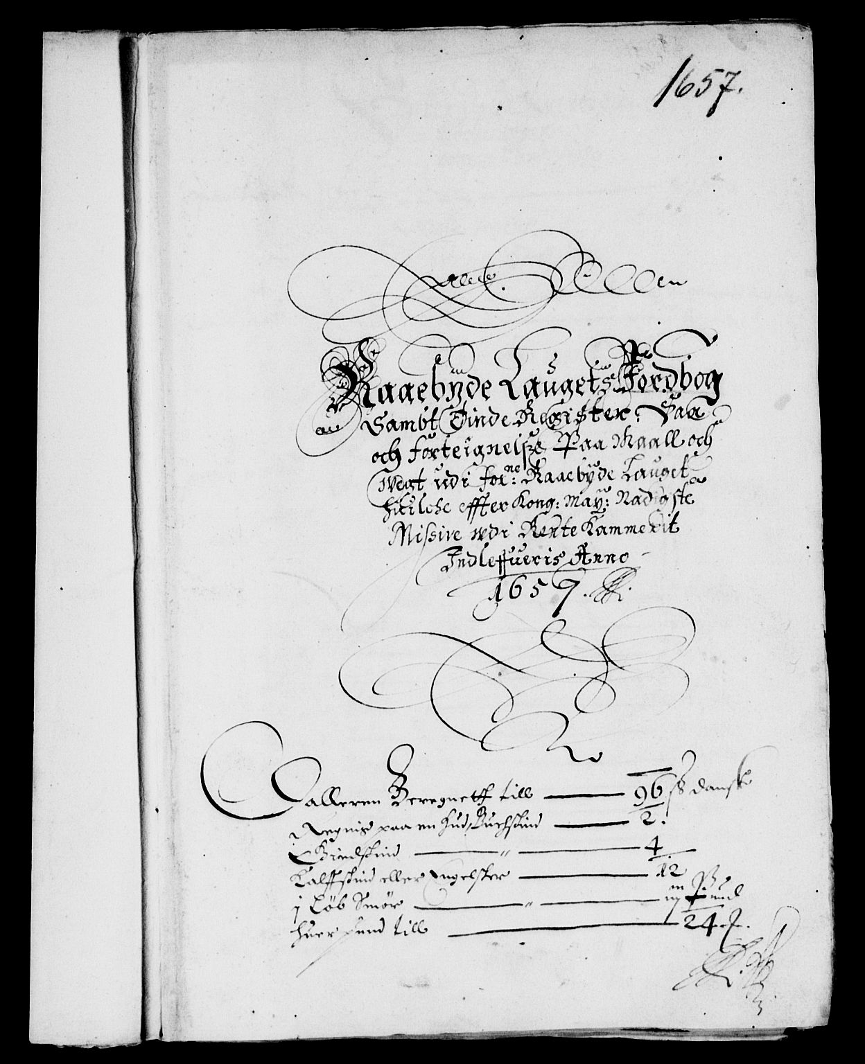 Rentekammeret inntil 1814, Reviderte regnskaper, Lensregnskaper, RA/EA-5023/R/Rb/Rbq/L0044: Nedenes len. Mandals len. Råbyggelag., 1655-1657