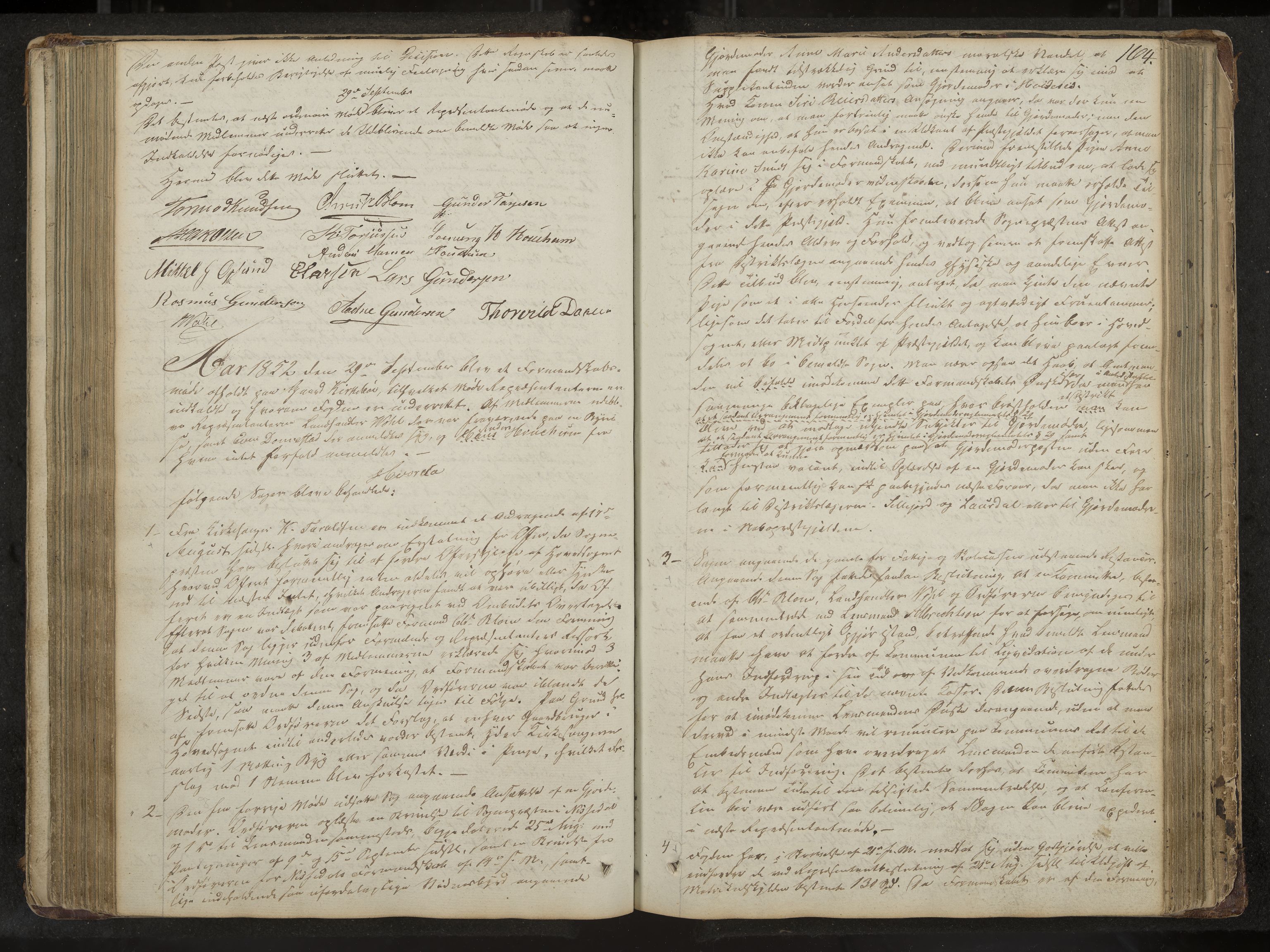 Kviteseid formannskap og sentraladministrasjon, IKAK/0829021/A/Aa/L0001: Møtebok med register, 1837-1866, s. 164