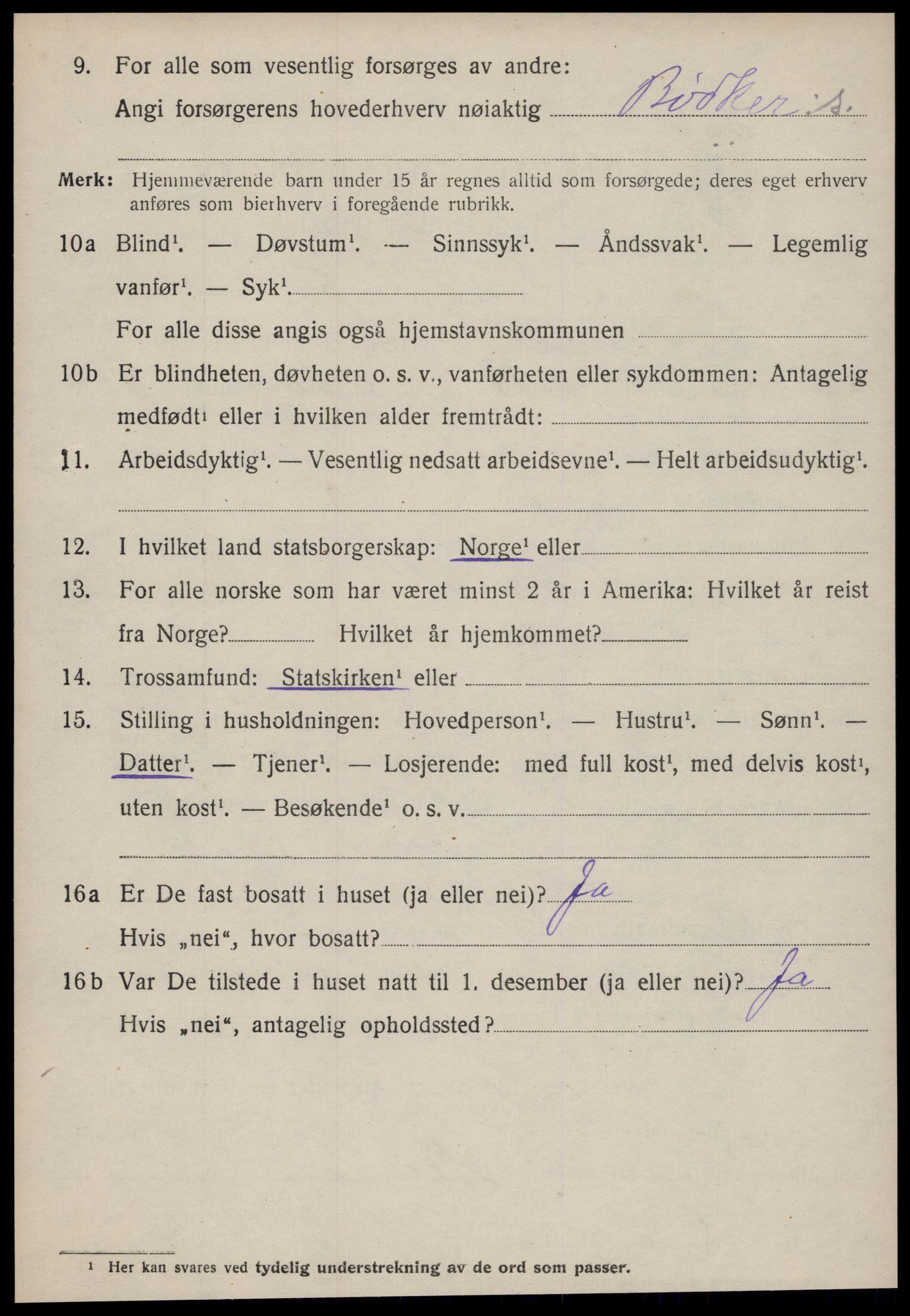 SAT, Folketelling 1920 for 1560 Tingvoll herred, 1920, s. 2007