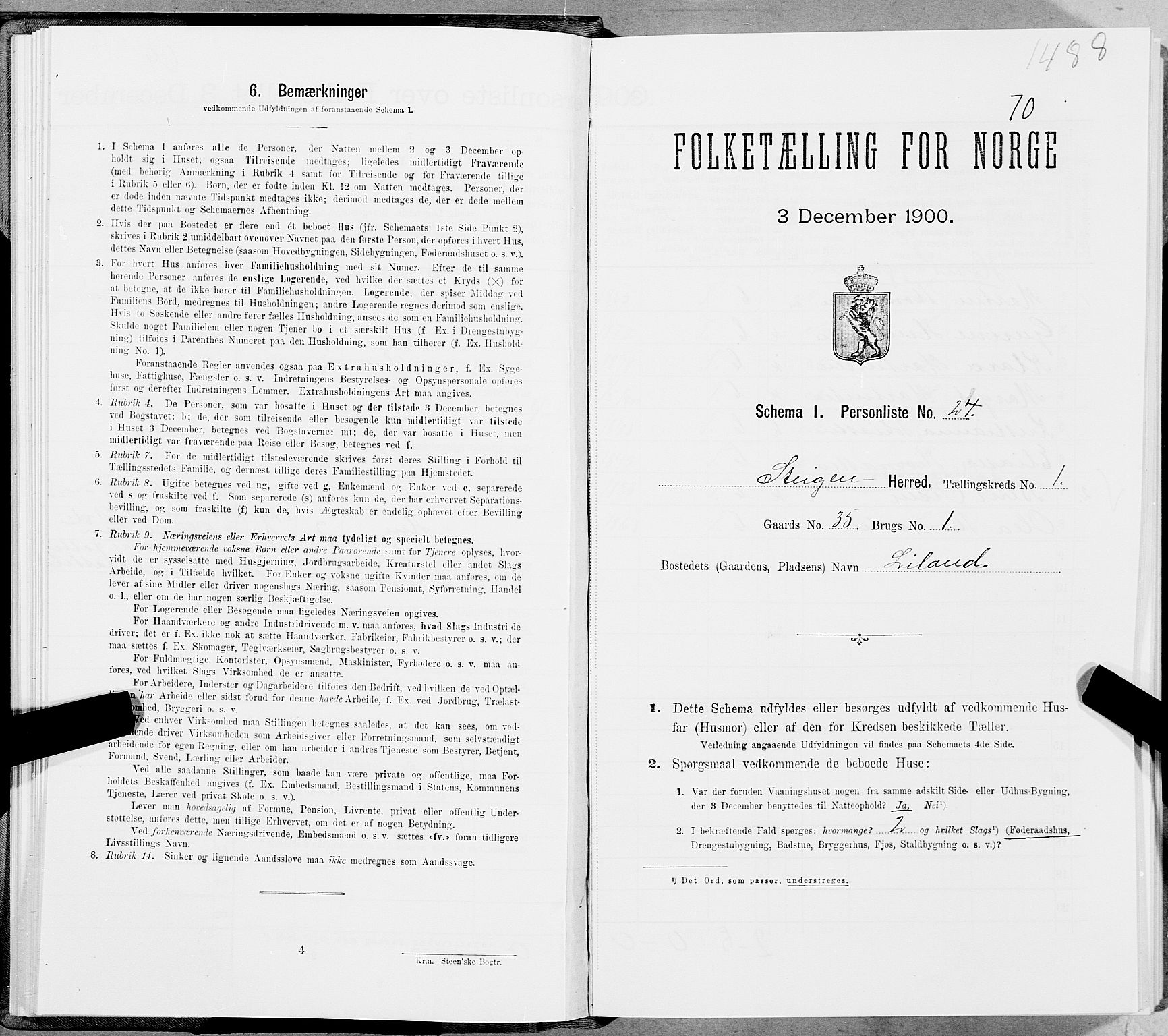 SAT, Folketelling 1900 for 1848 Steigen herred, 1900, s. 95