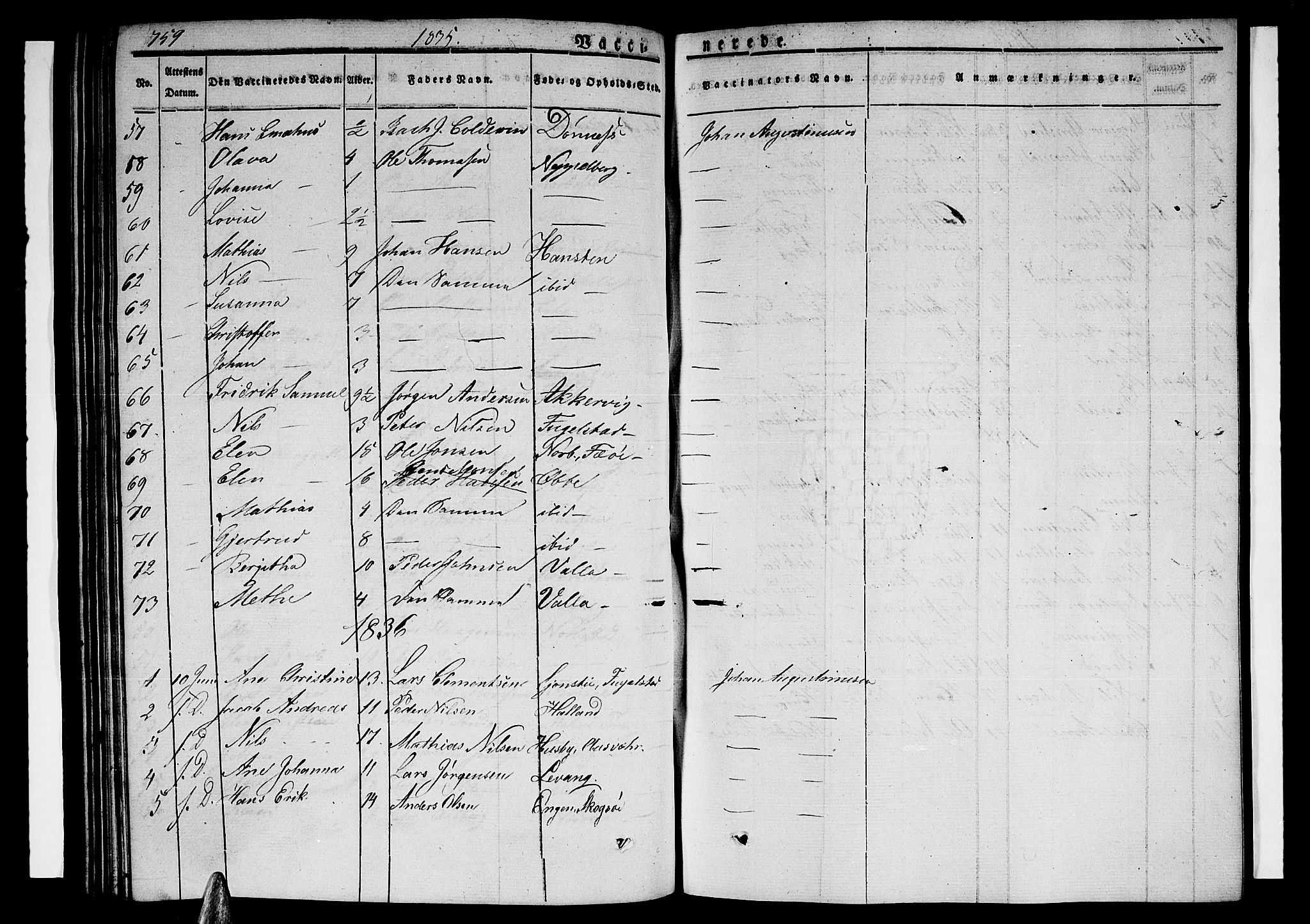 Ministerialprotokoller, klokkerbøker og fødselsregistre - Nordland, AV/SAT-A-1459/838/L0548: Ministerialbok nr. 838A06, 1829-1839, s. 759-760