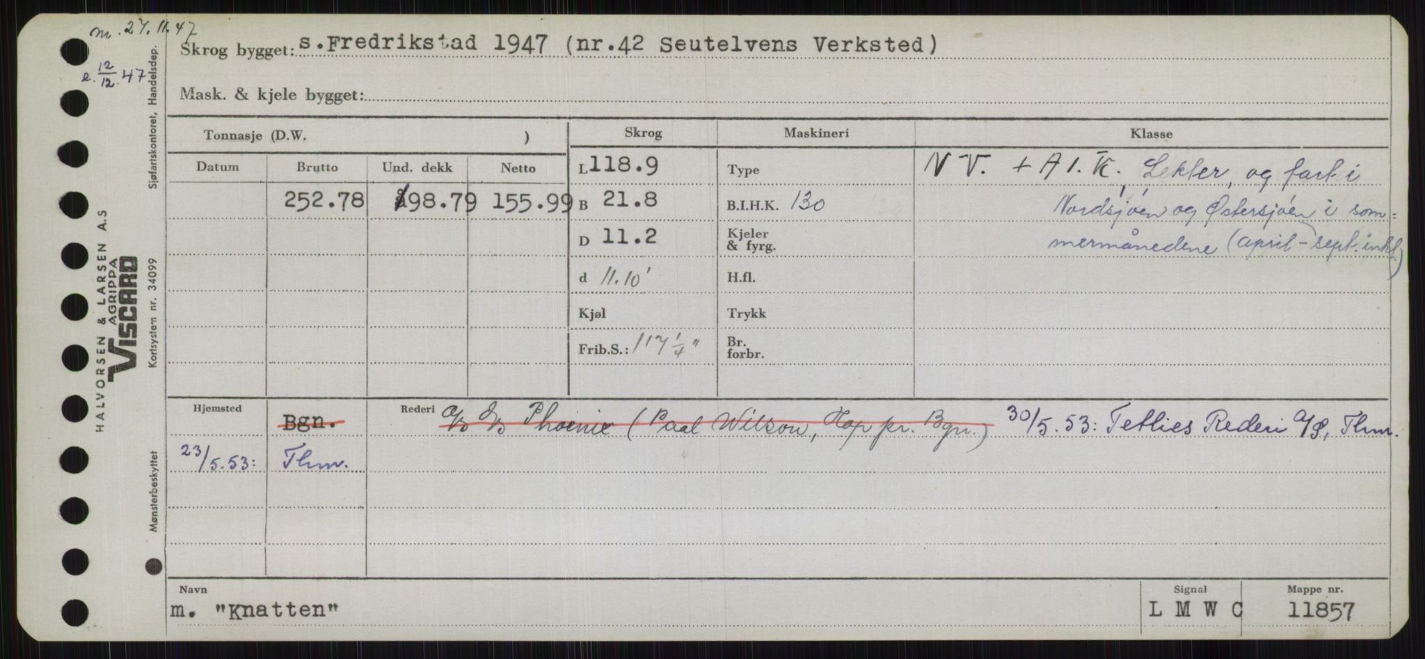 Sjøfartsdirektoratet med forløpere, Skipsmålingen, AV/RA-S-1627/H/Hb/L0003: Fartøy, I-N, s. 89