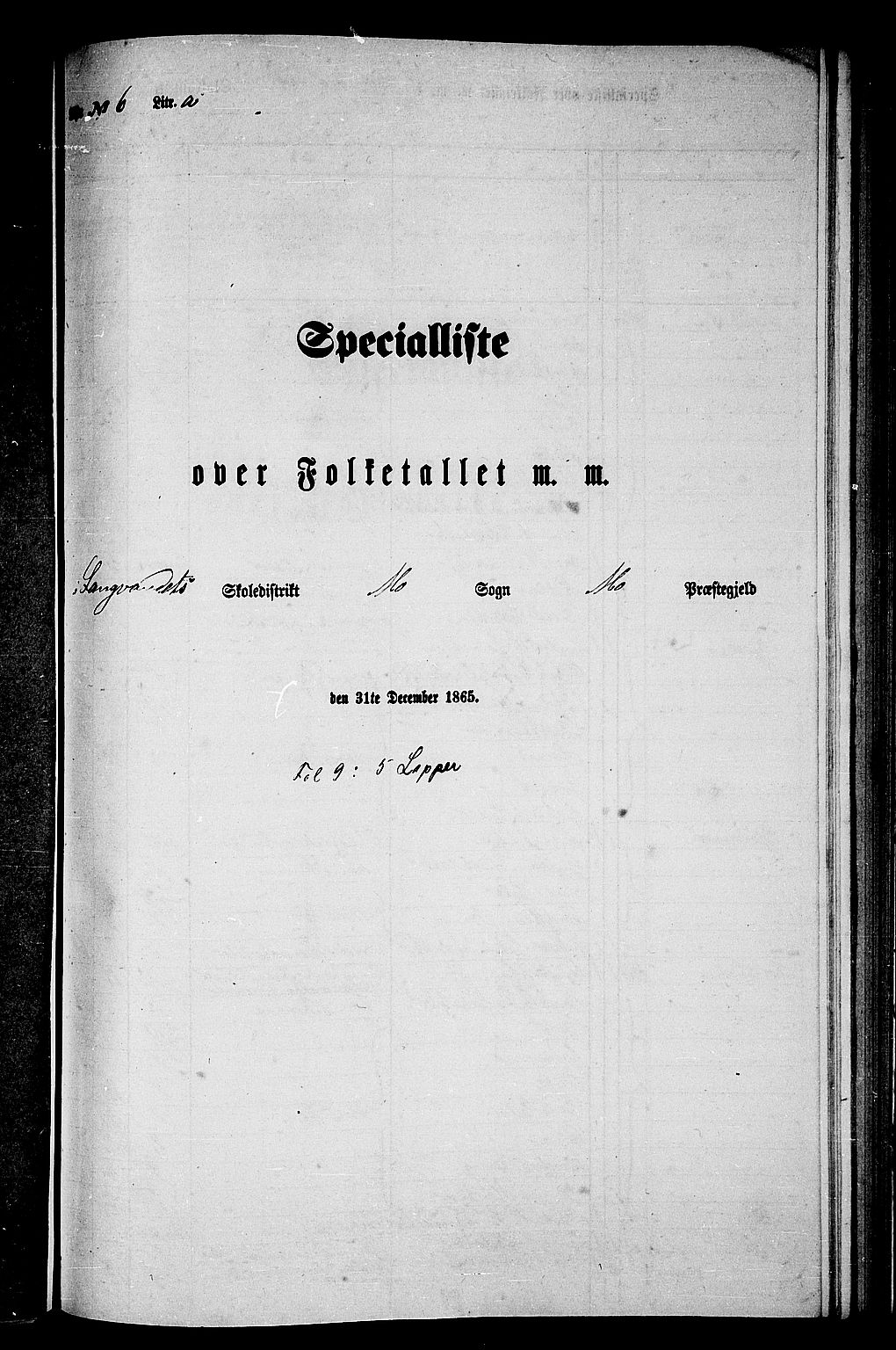 RA, Folketelling 1865 for 1833P Mo prestegjeld, 1865, s. 130