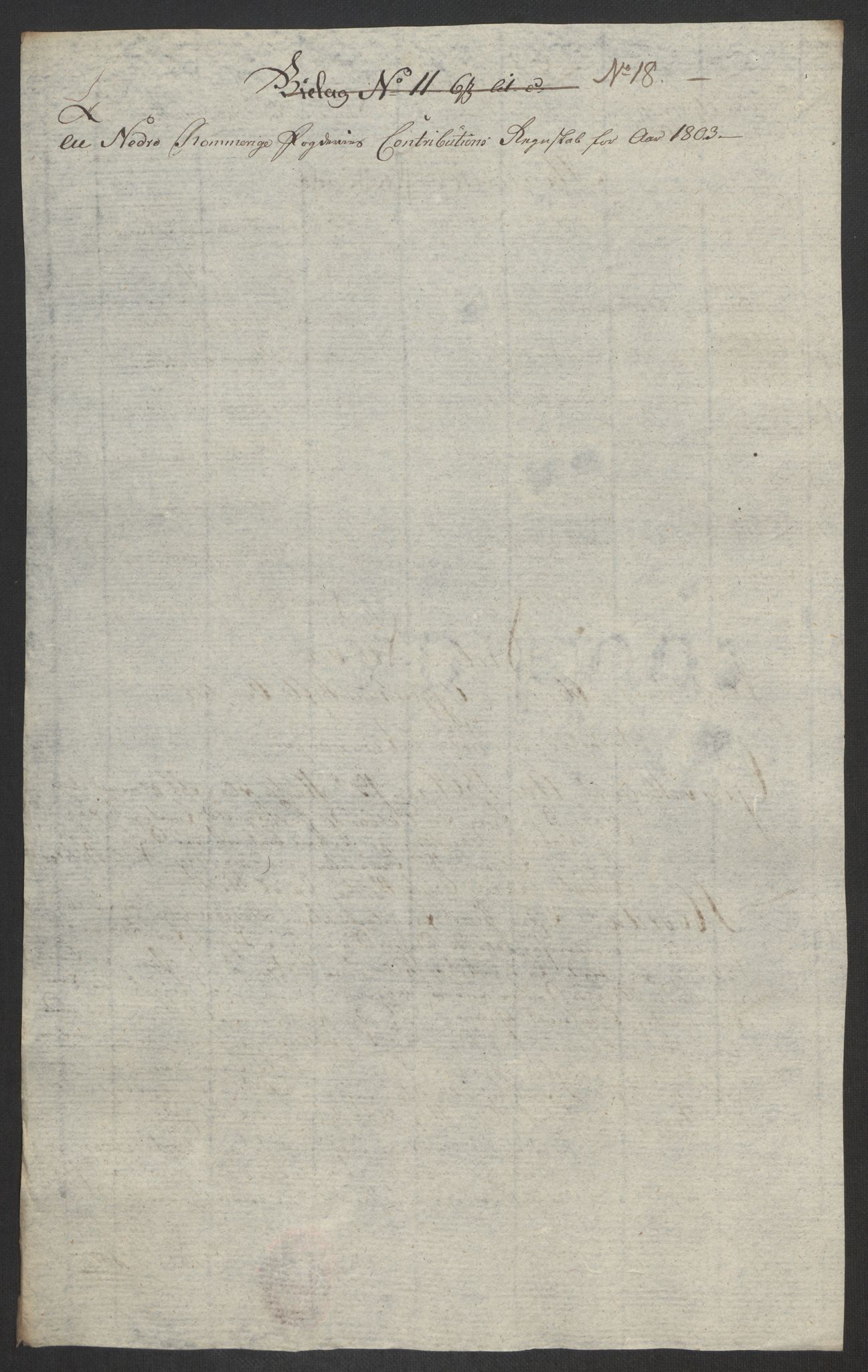 Rentekammeret inntil 1814, Reviderte regnskaper, Fogderegnskap, RA/EA-4092/R11/L0679: Fogderegnskap Nedre Romerike, 1803, s. 94