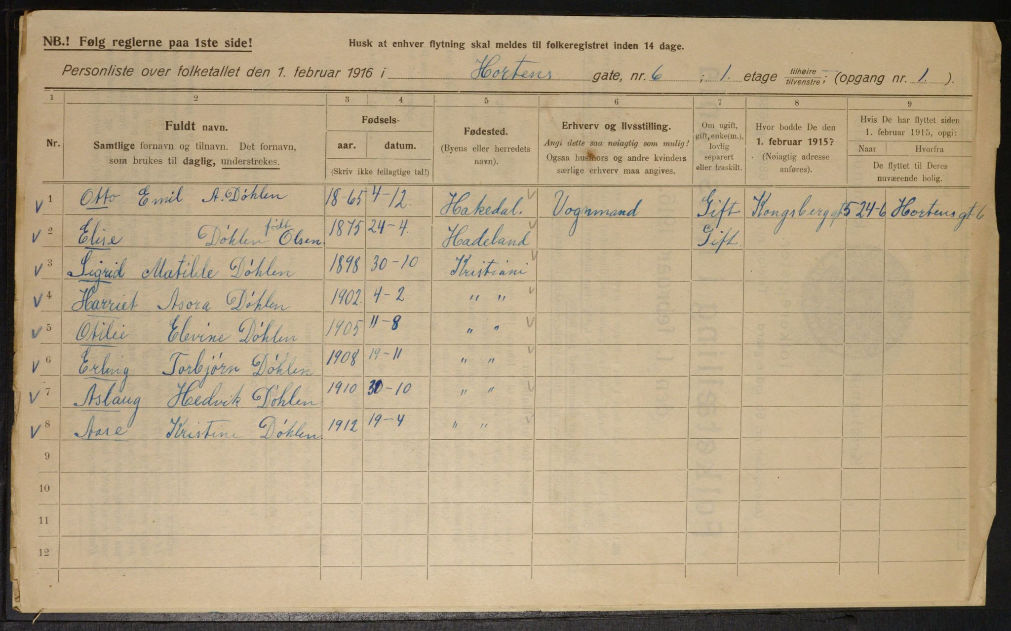 OBA, Kommunal folketelling 1.2.1916 for Kristiania, 1916, s. 42080