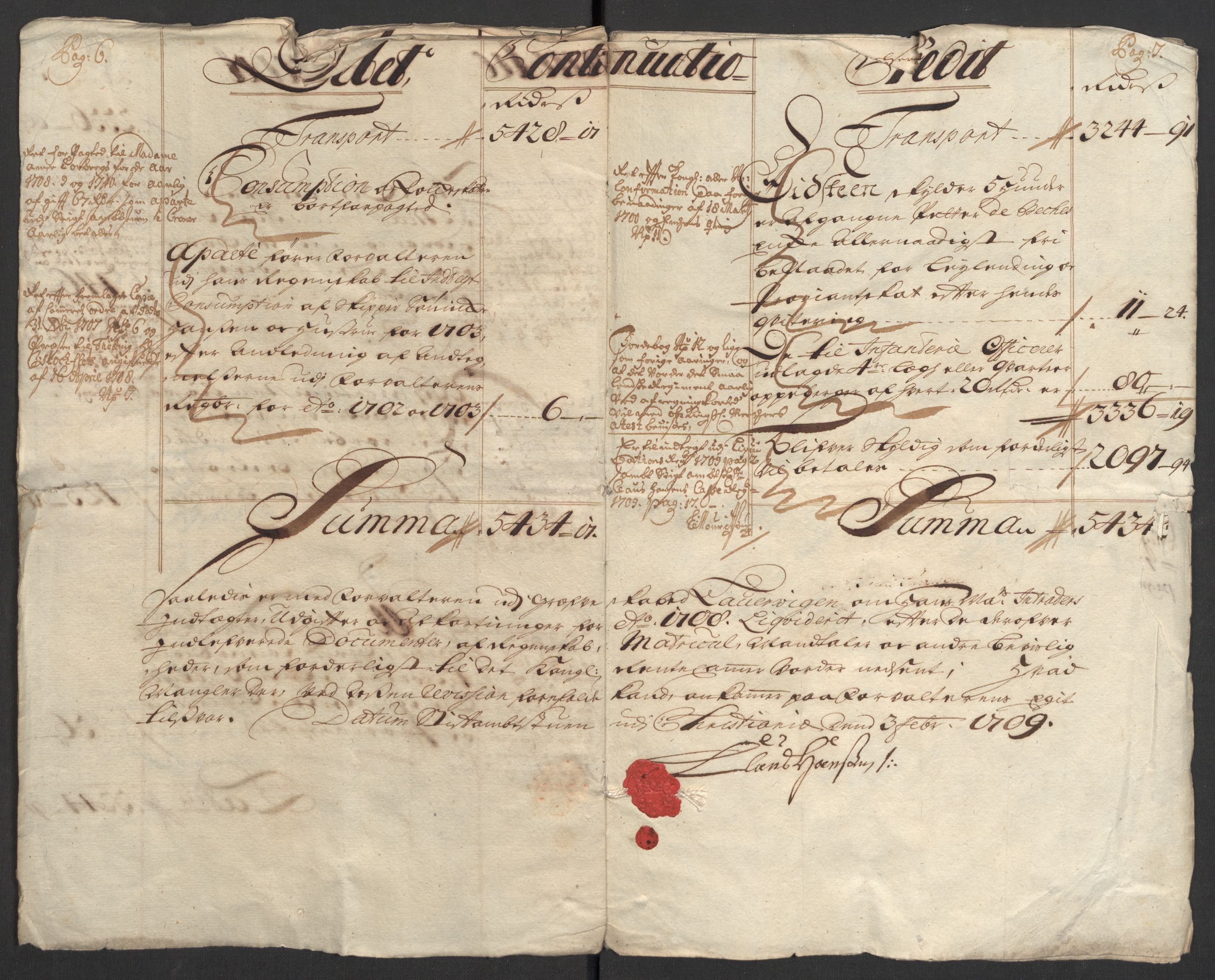 Rentekammeret inntil 1814, Reviderte regnskaper, Fogderegnskap, AV/RA-EA-4092/R33/L1980: Fogderegnskap Larvik grevskap, 1707-1708, s. 193