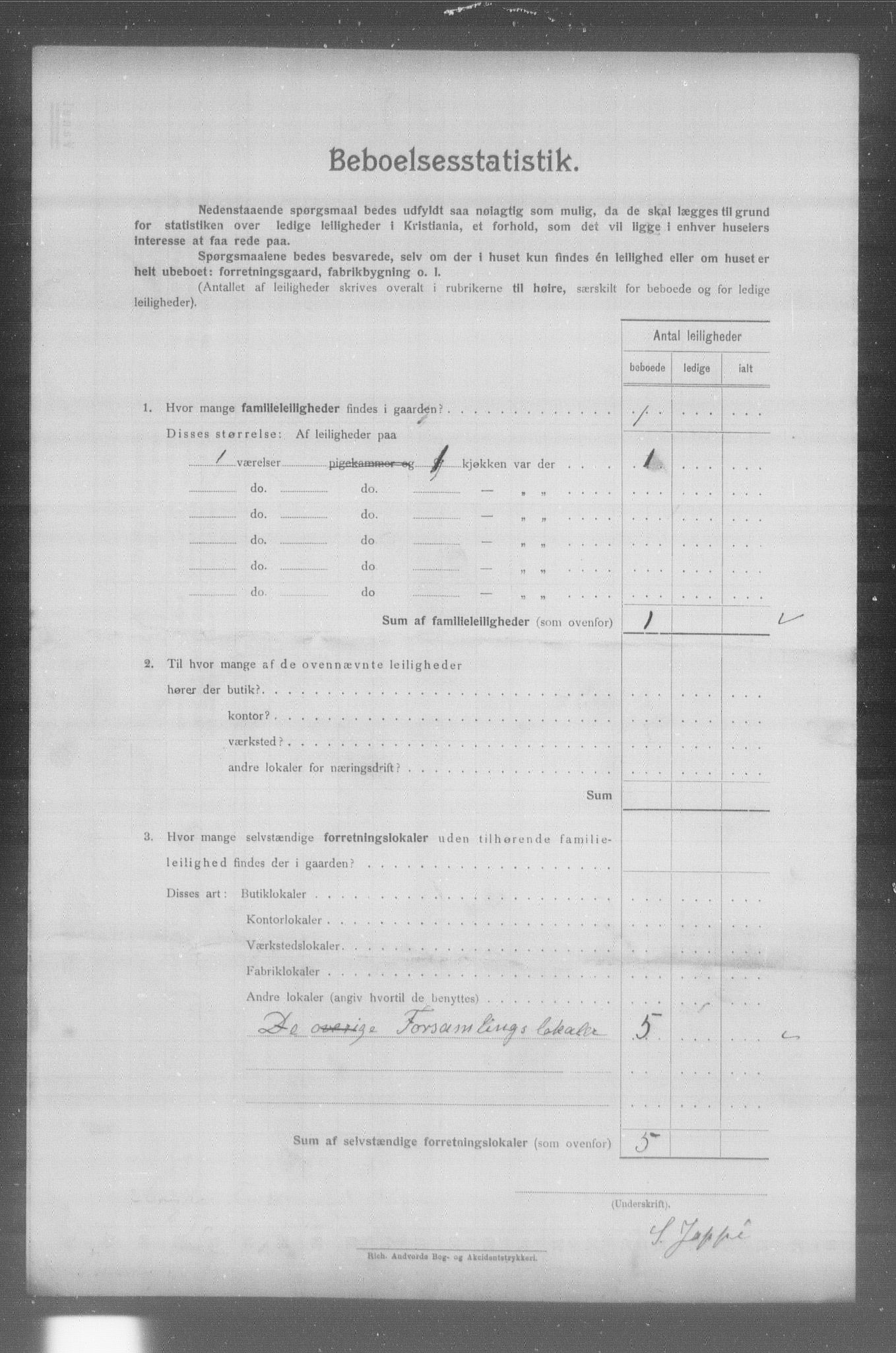 OBA, Kommunal folketelling 31.12.1904 for Kristiania kjøpstad, 1904, s. 24234