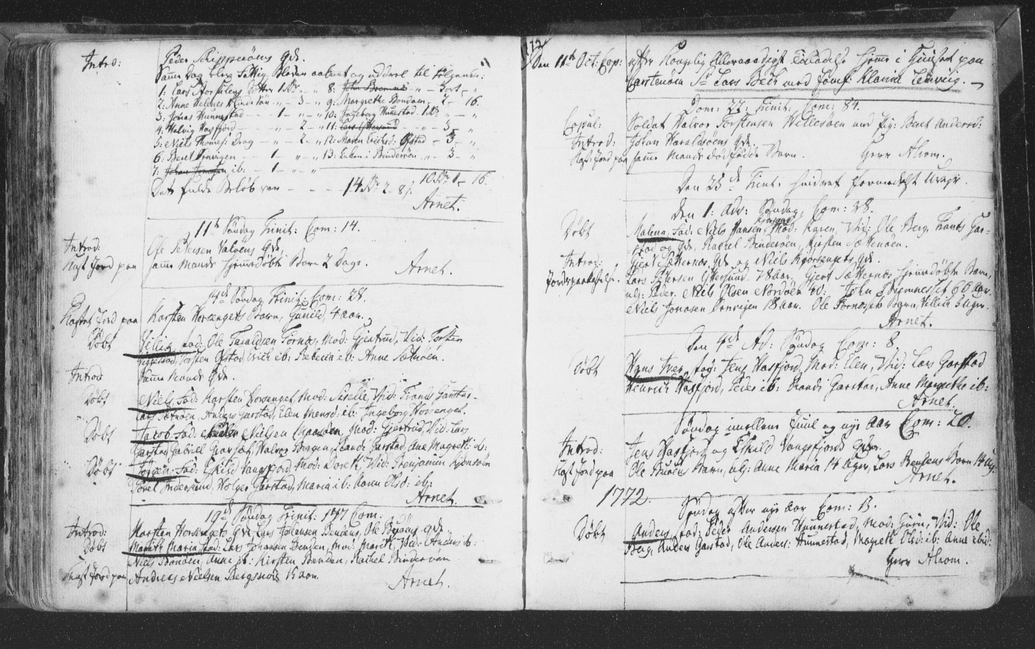 Ministerialprotokoller, klokkerbøker og fødselsregistre - Nord-Trøndelag, AV/SAT-A-1458/786/L0685: Ministerialbok nr. 786A01, 1710-1798