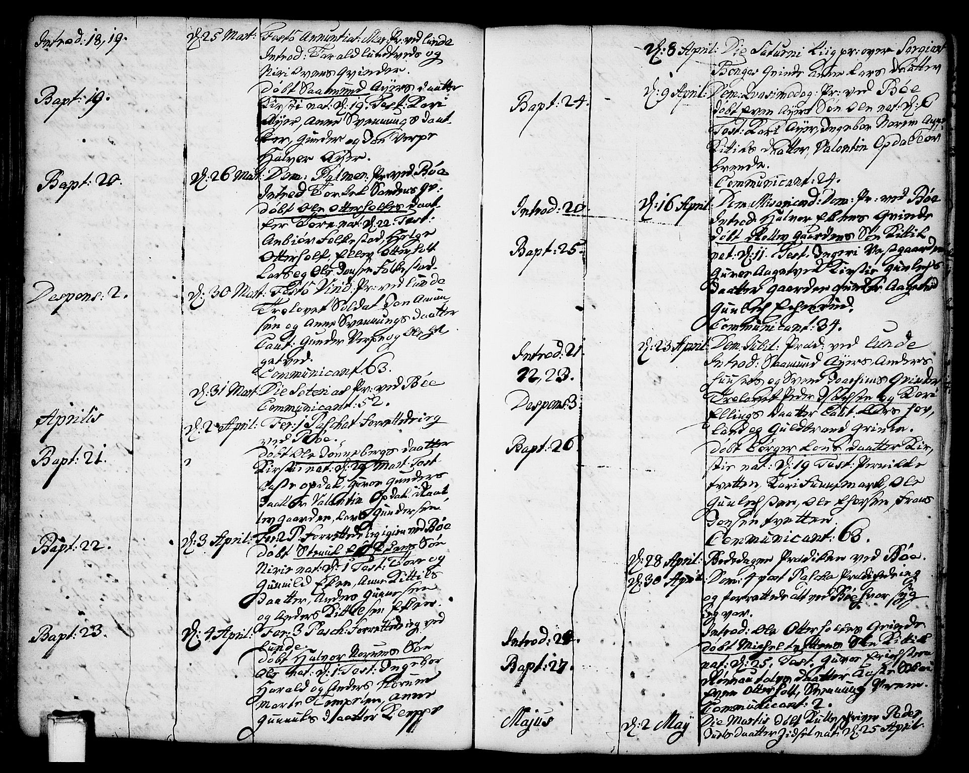 Bø kirkebøker, AV/SAKO-A-257/F/Fa/L0004: Ministerialbok nr. 4, 1748-1785