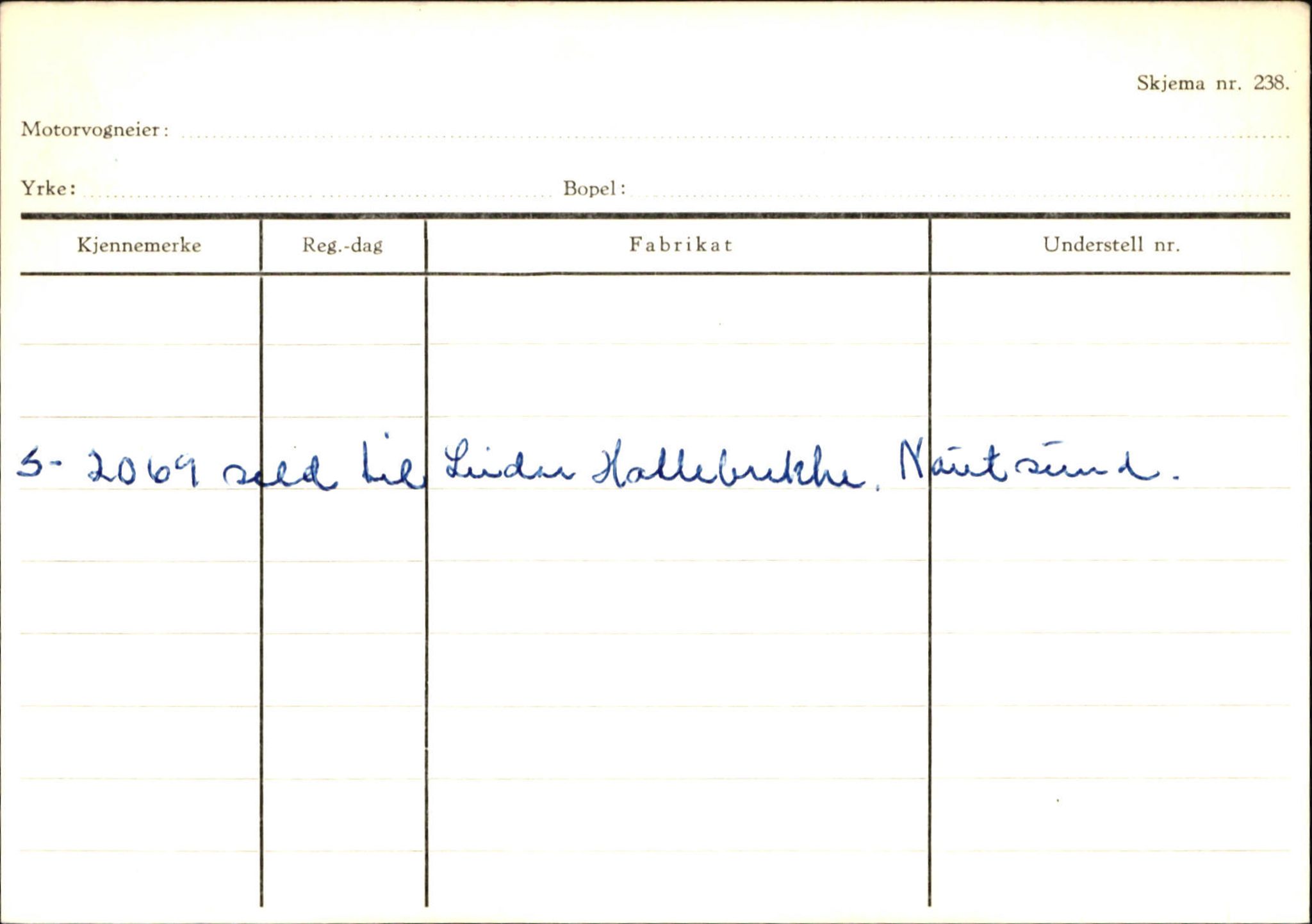Statens vegvesen, Sogn og Fjordane vegkontor, AV/SAB-A-5301/4/F/L0126: Eigarregister Fjaler M-Å. Leikanger A-Å, 1945-1975, s. 169