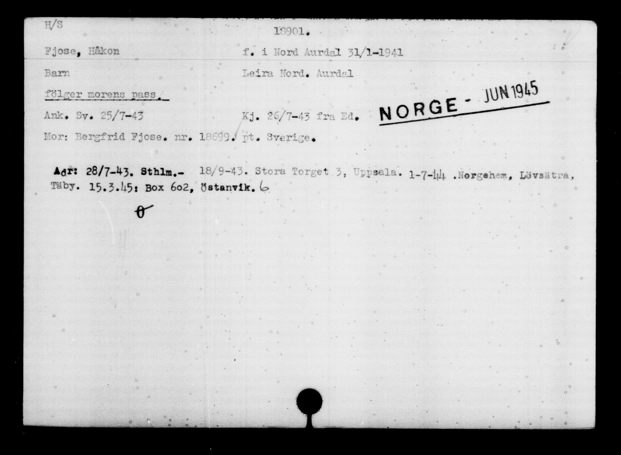 Den Kgl. Norske Legasjons Flyktningskontor, AV/RA-S-6753/V/Va/L0009: Kjesäterkartoteket.  Flyktningenr. 18502-22048, 1940-1945, s. 470