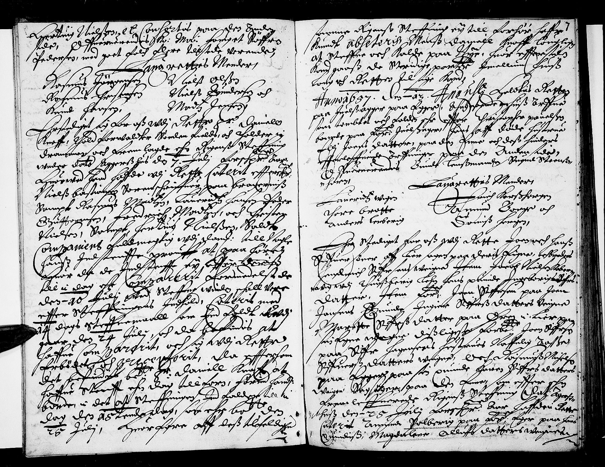 Eiker, Modum og Sigdal sorenskriveri, AV/SAKO-A-123/F/Fa/Faa/L0003: Tingbok, 1657-1659, s. 6b-7a