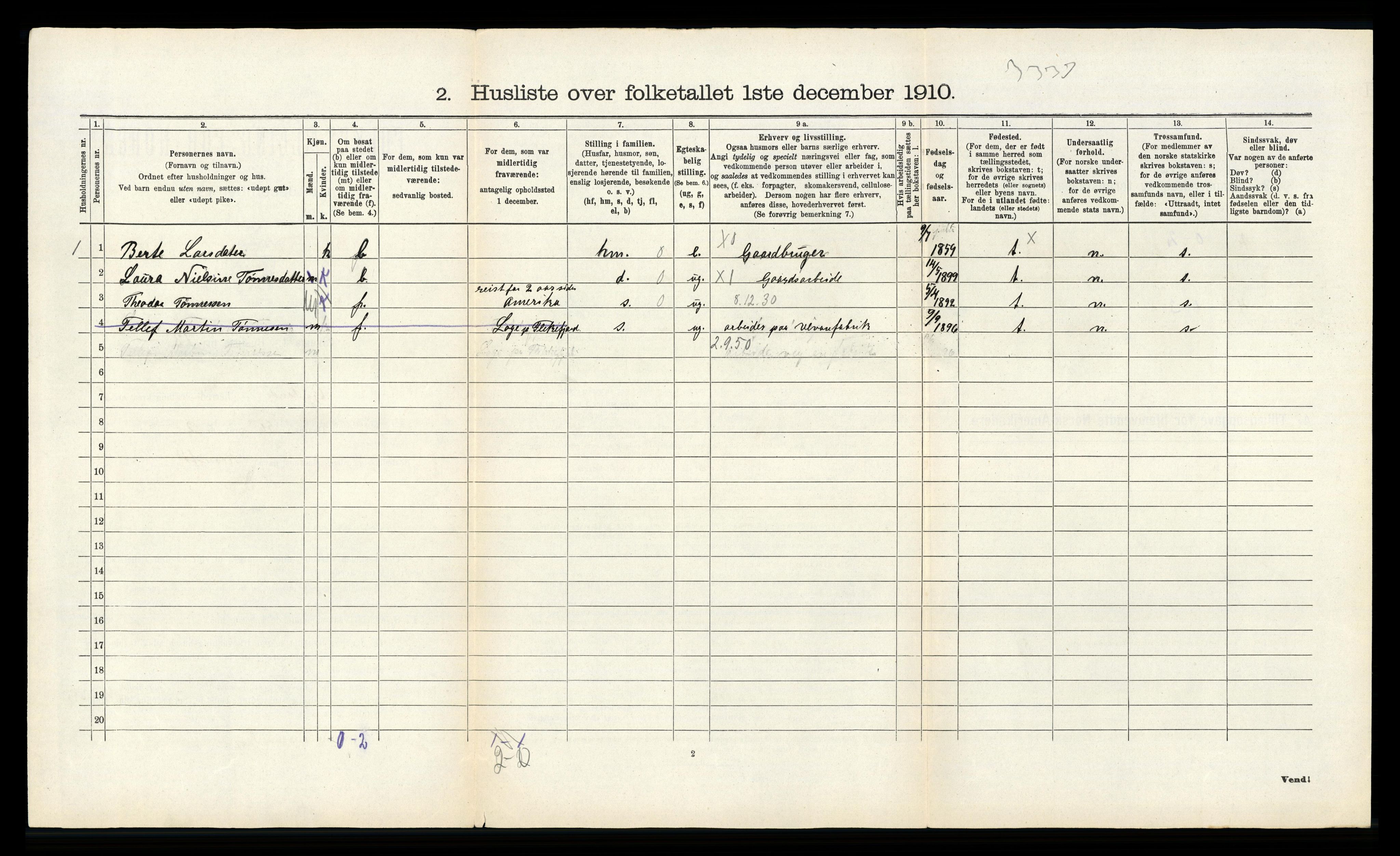 RA, Folketelling 1910 for 1044 Gyland herred, 1910, s. 65