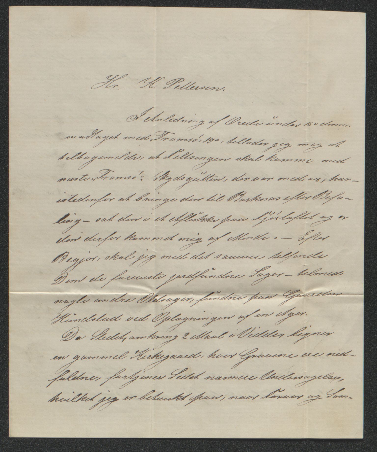 Tromsø Museum, AV/SATØ-S-0162/D/Db/L0032: Journalsaker og innkomne brev, 1872-1878, s. 25