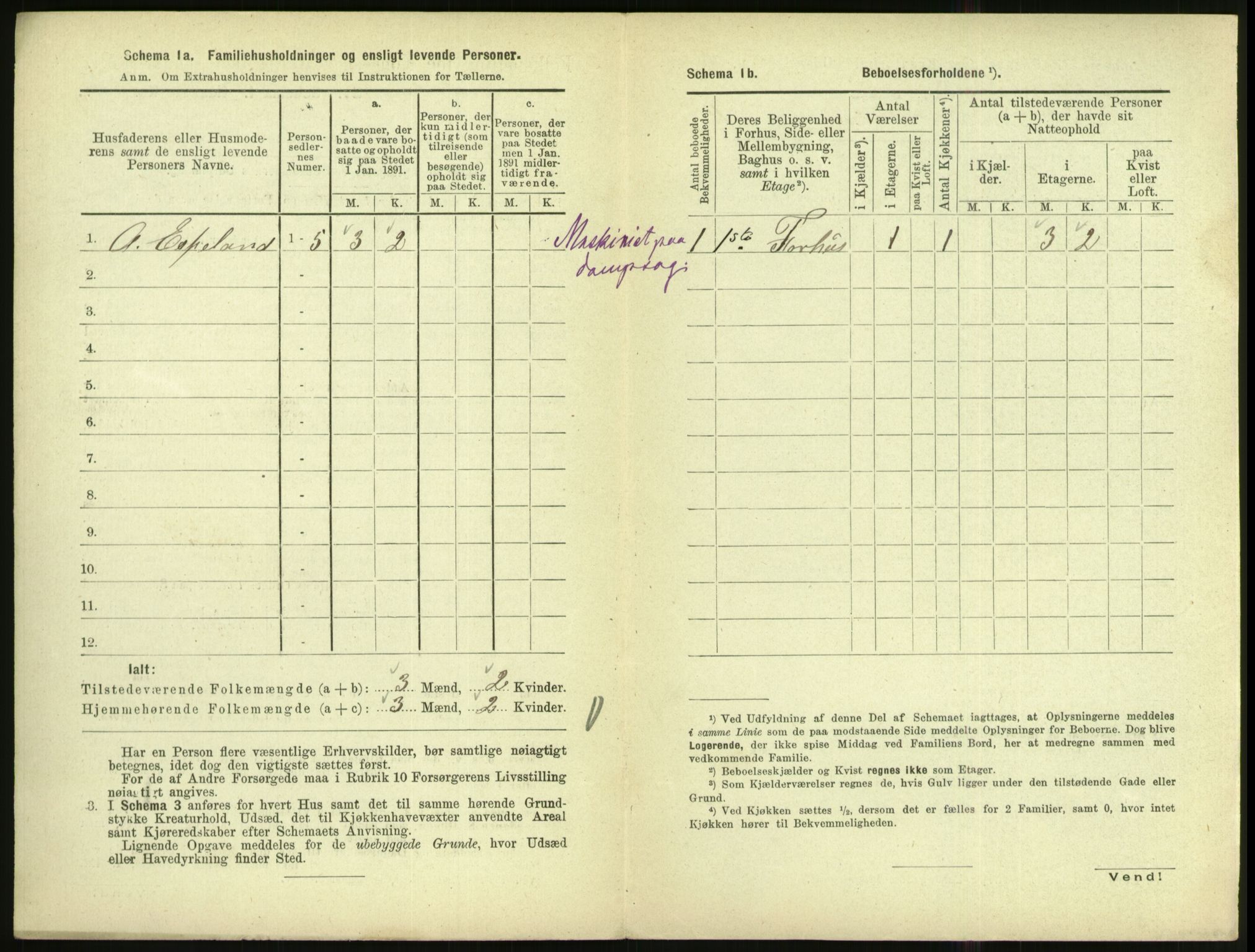 RA, Folketelling 1891 for 1002 Mandal ladested, 1891, s. 1012