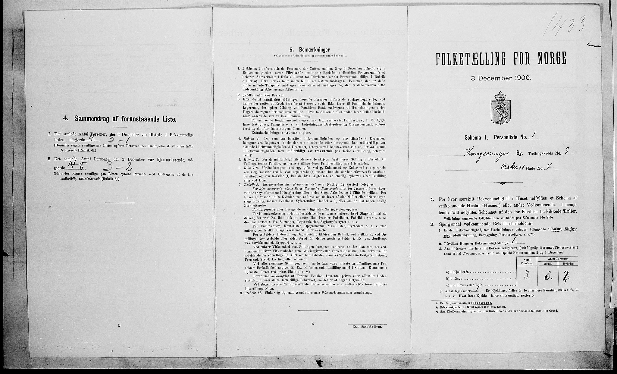 SAH, Folketelling 1900 for 0402 Kongsvinger kjøpstad, 1900, s. 920