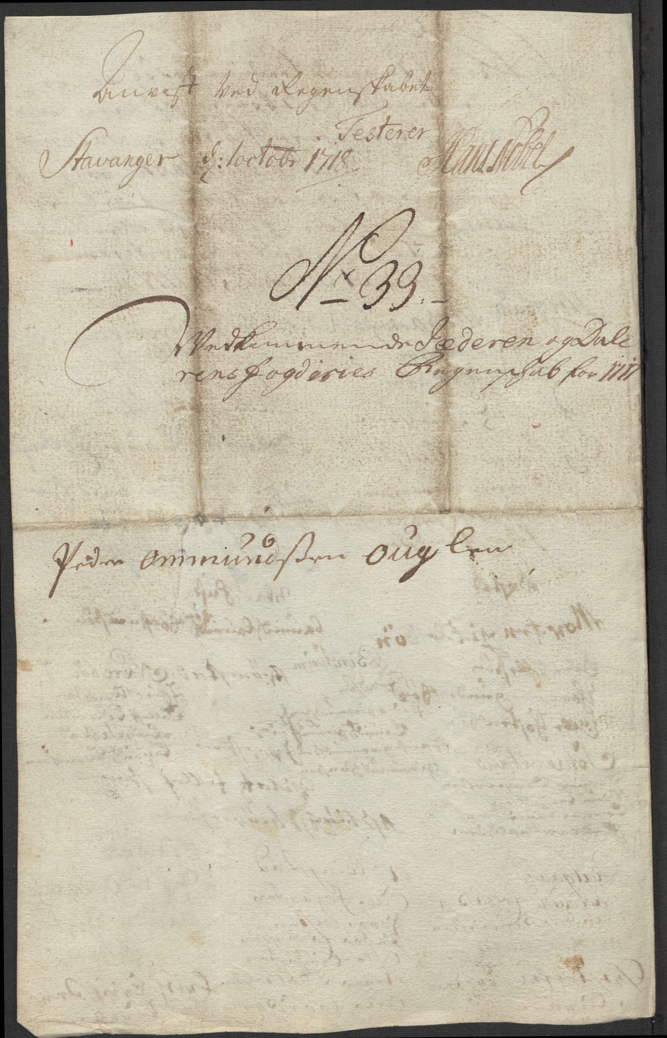 Rentekammeret inntil 1814, Reviderte regnskaper, Fogderegnskap, AV/RA-EA-4092/R46/L2742: Fogderegnskap Jæren og Dalane, 1717, s. 141