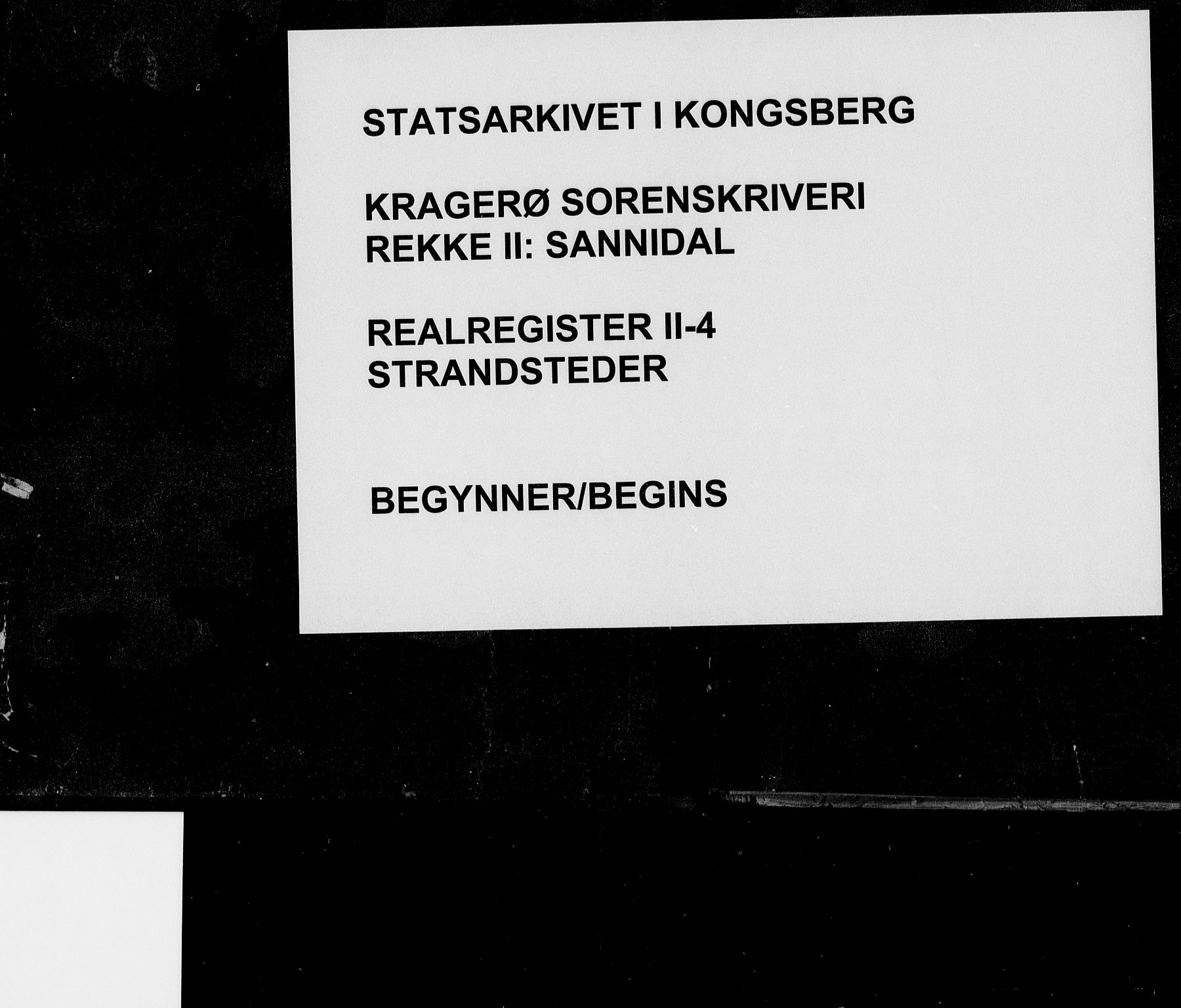 Kragerø sorenskriveri, SAKO/A-65/G/Gb/Gbb/L0004: Panteregister nr. II 4