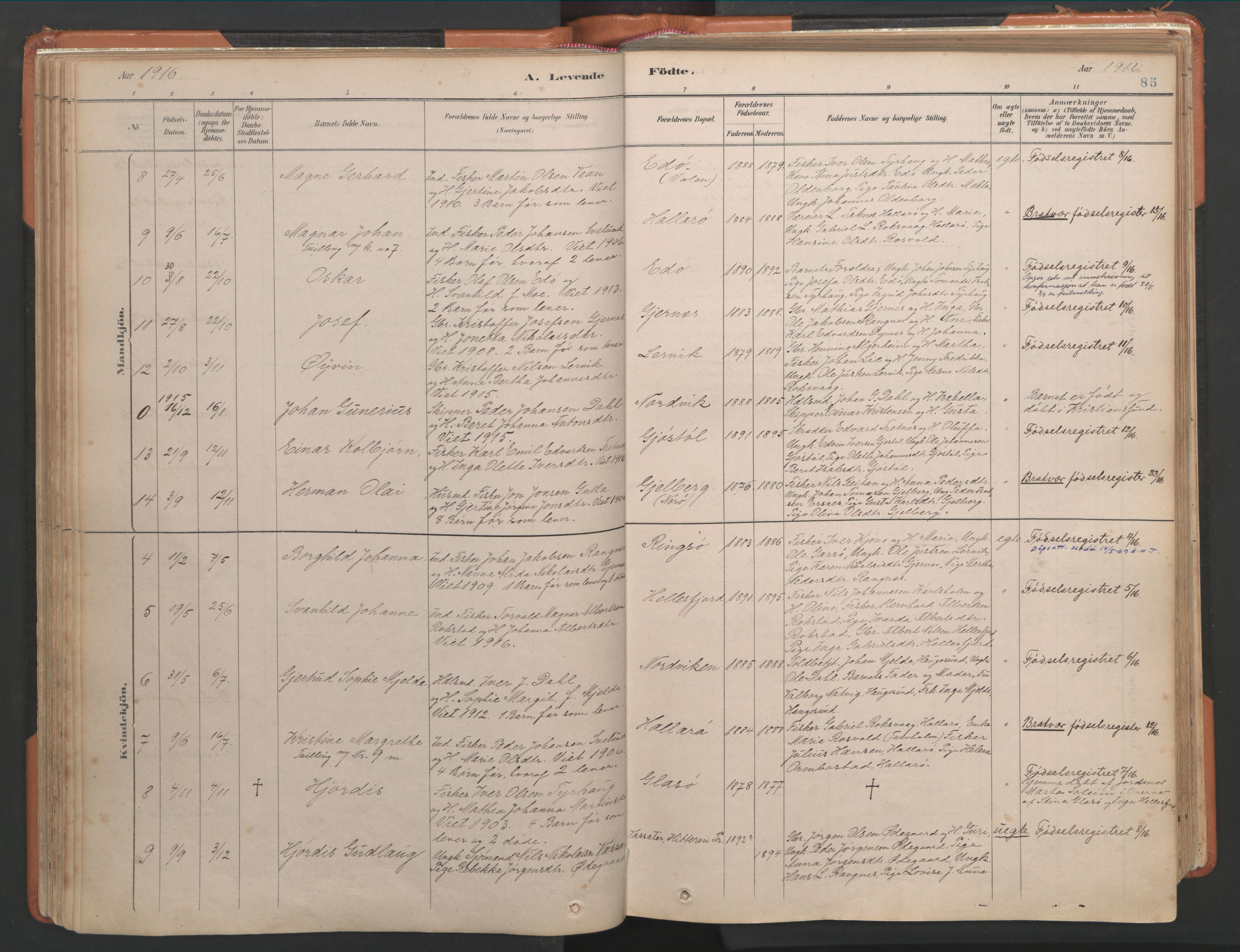 Ministerialprotokoller, klokkerbøker og fødselsregistre - Møre og Romsdal, AV/SAT-A-1454/581/L0941: Ministerialbok nr. 581A09, 1880-1919, s. 85