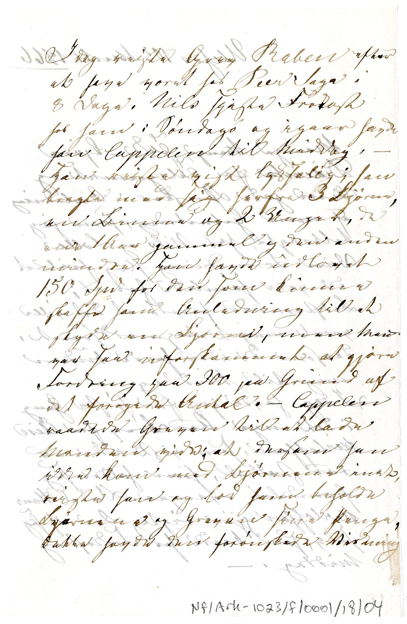 Diderik Maria Aalls brevsamling, NF/Ark-1023/F/L0001: D.M. Aalls brevsamling. A - B, 1738-1889, s. 244
