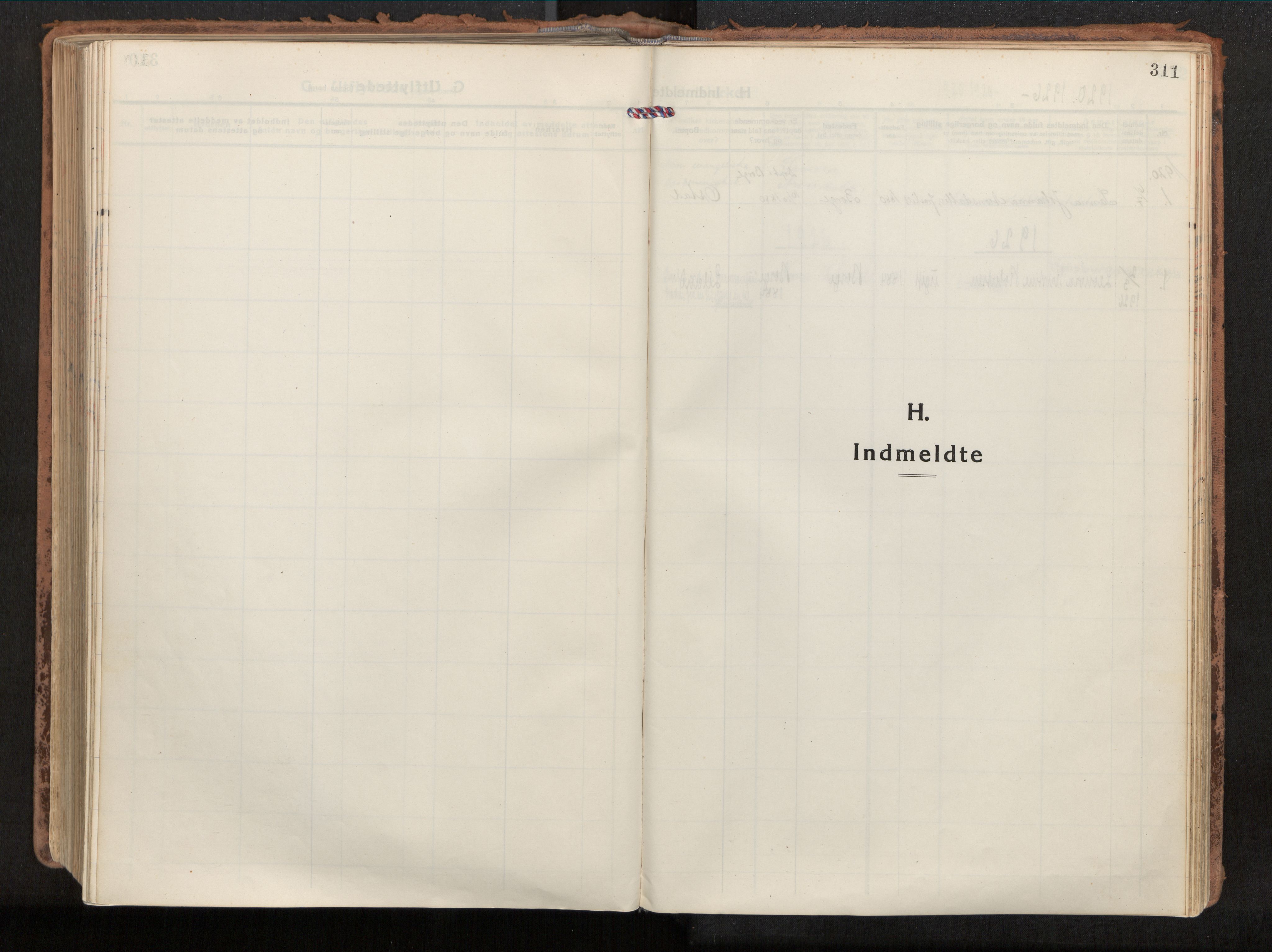 Ministerialprotokoller, klokkerbøker og fødselsregistre - Nordland, SAT/A-1459/880/L1136: Ministerialbok nr. 880A10, 1919-1927, s. 311