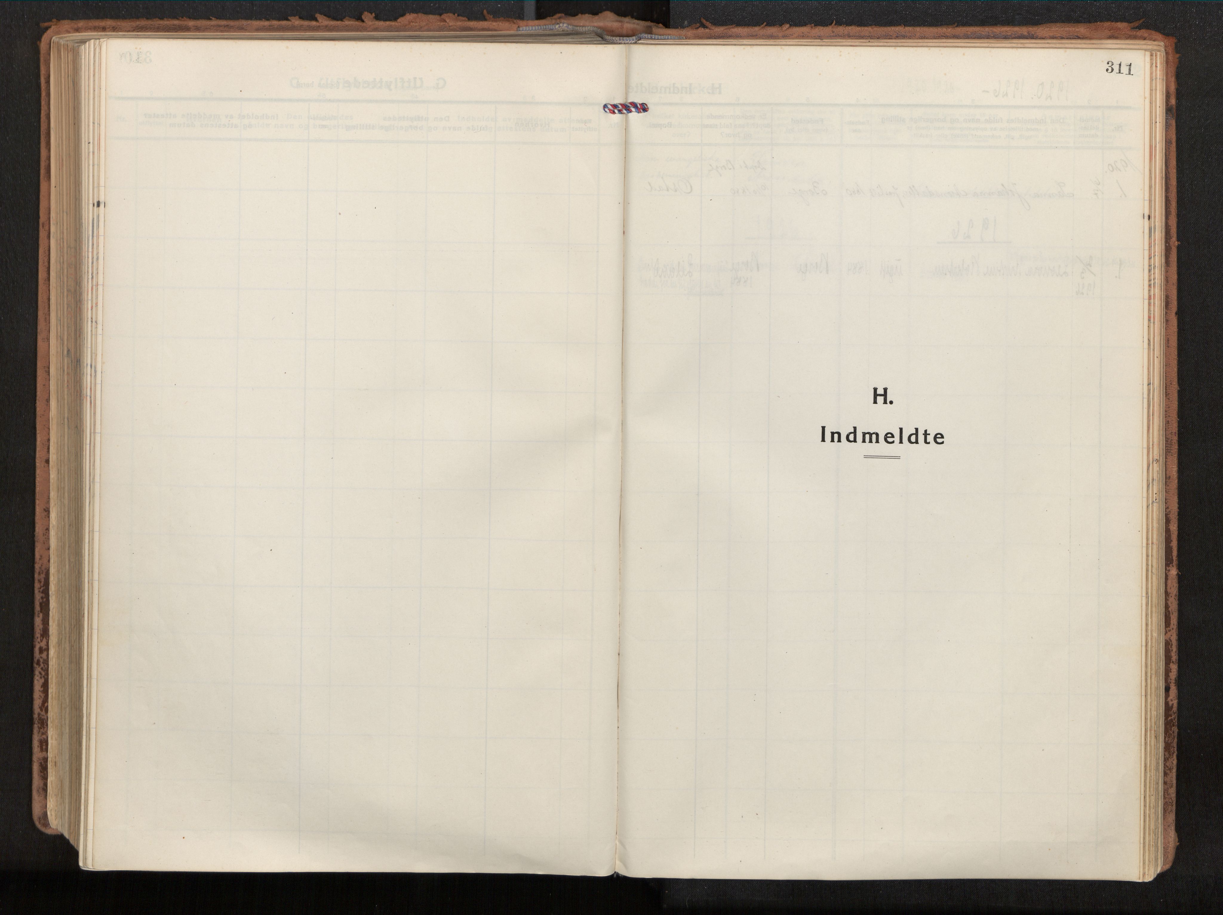Ministerialprotokoller, klokkerbøker og fødselsregistre - Nordland, AV/SAT-A-1459/880/L1136: Ministerialbok nr. 880A10, 1919-1927, s. 311