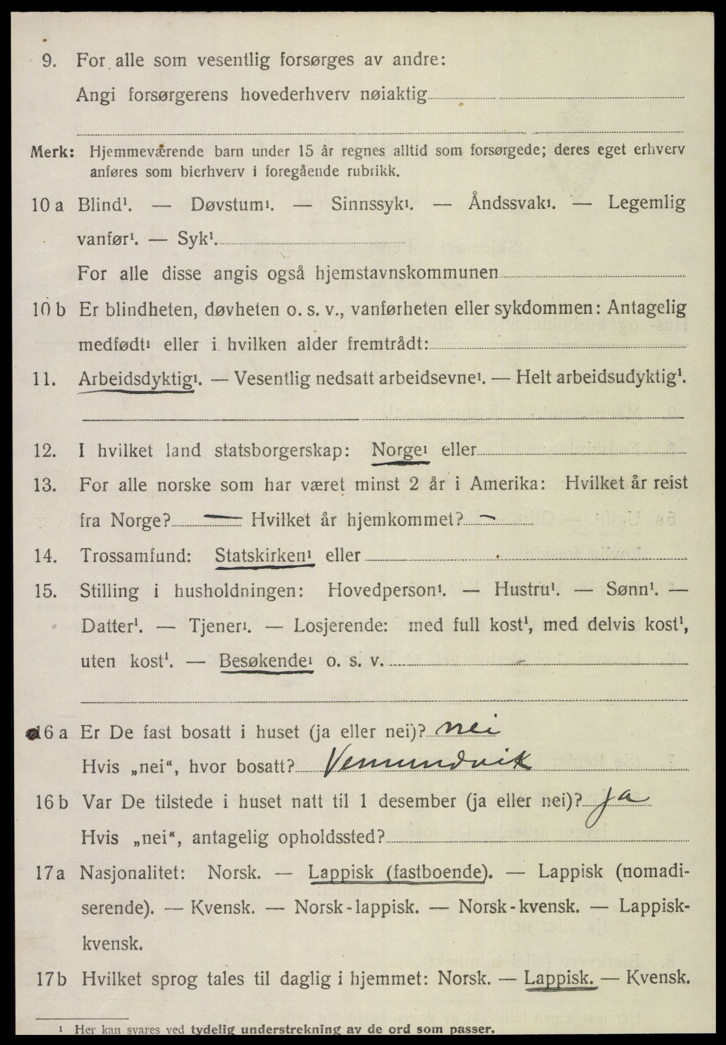 SAT, Folketelling 1920 for 1736 Snåsa herred, 1920, s. 3255