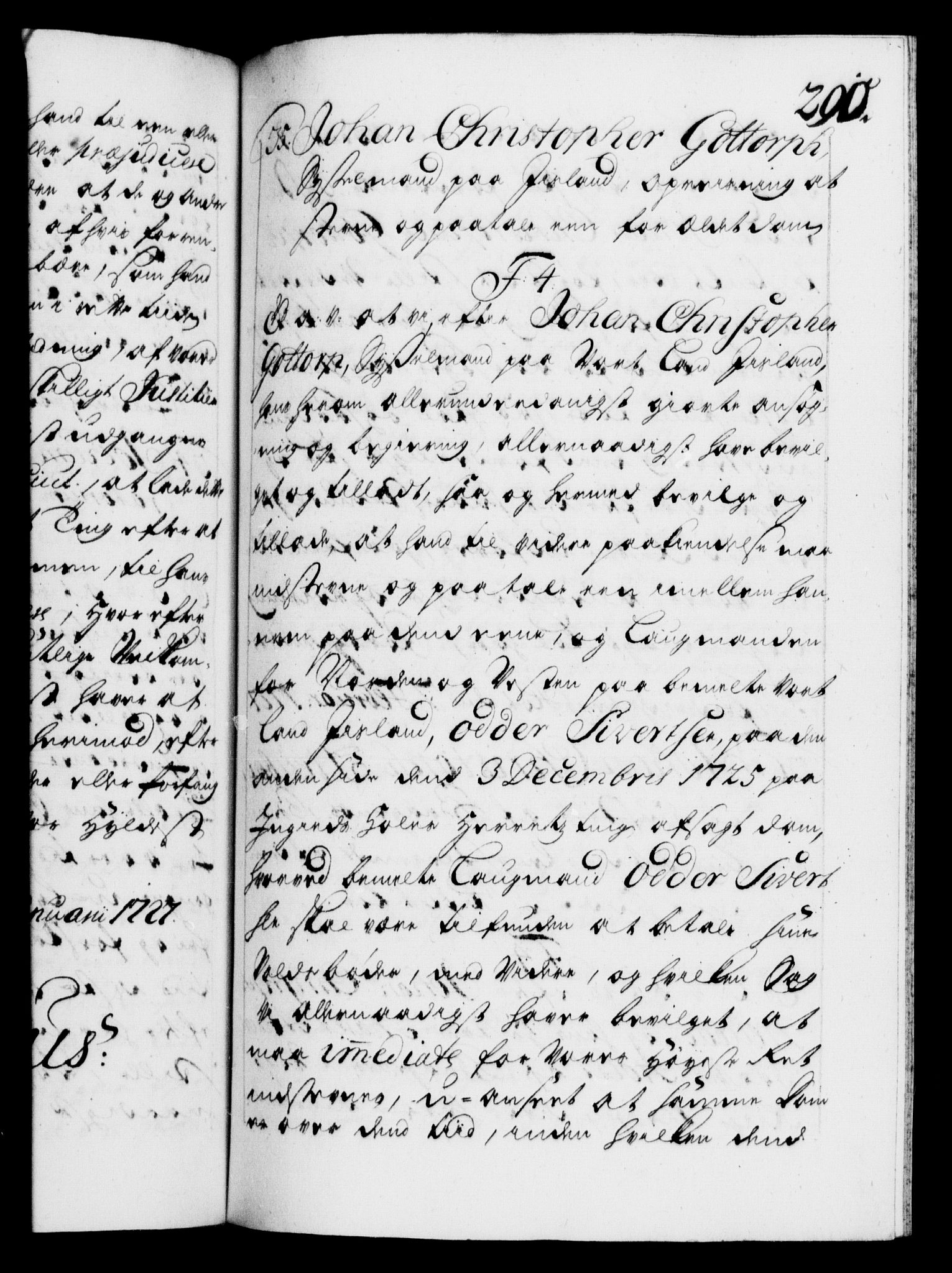 Danske Kanselli 1572-1799, RA/EA-3023/F/Fc/Fca/Fcaa/L0025: Norske registre, 1726-1728, s. 290a