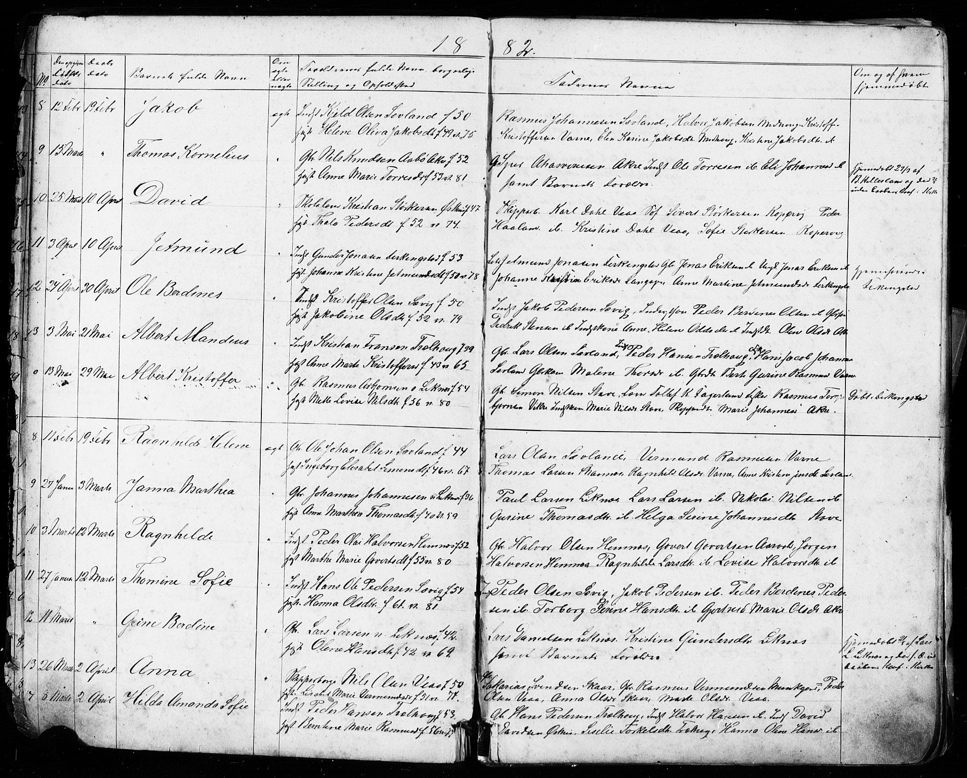 Kopervik sokneprestkontor, AV/SAST-A-101850/H/Ha/Hab/L0002: Klokkerbok nr. B 2, 1881-1905, s. 4