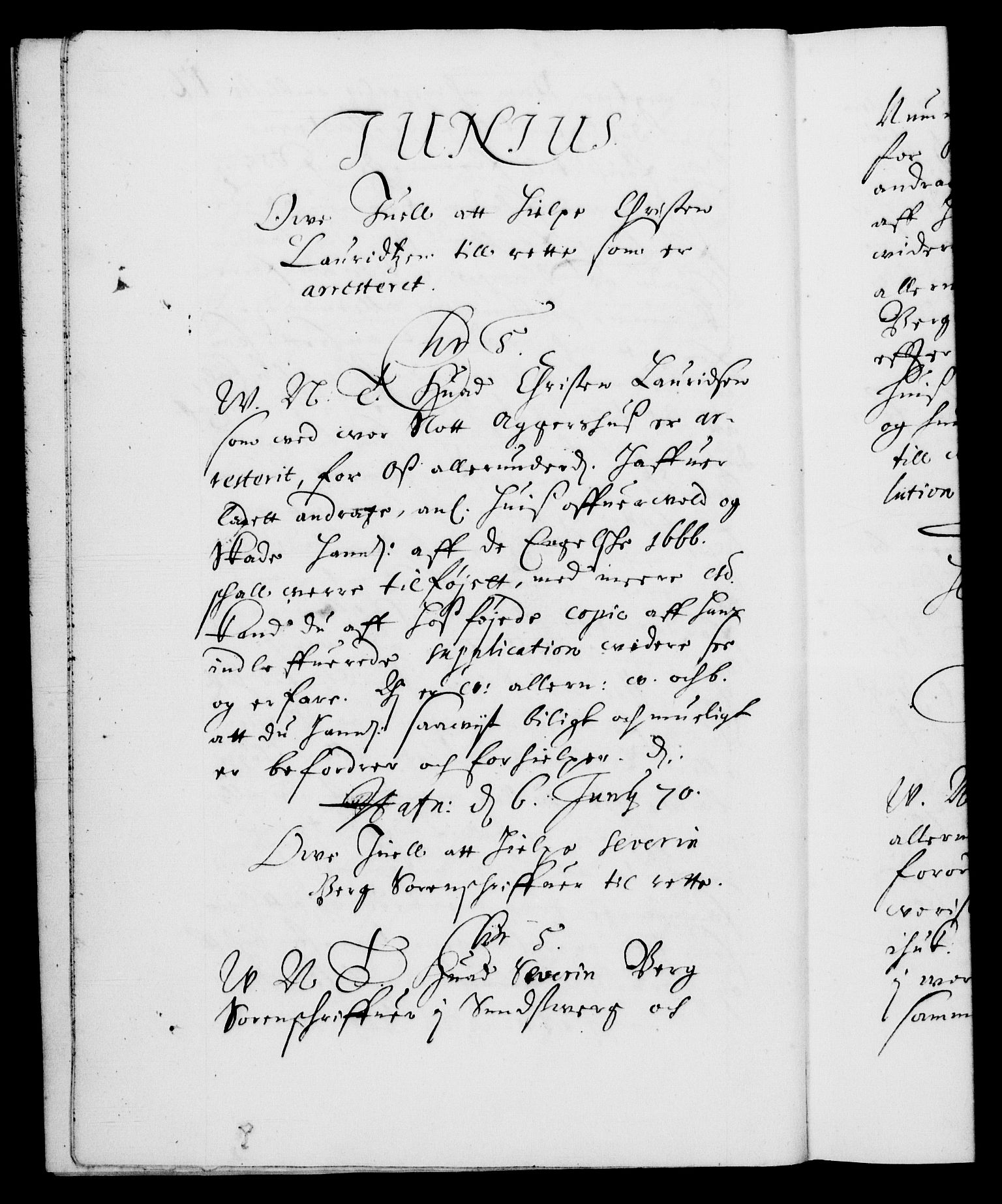 Danske Kanselli 1572-1799, AV/RA-EA-3023/F/Fc/Fca/Fcab/L0012: Norske tegnelser (mikrofilm), 1670-1683, s. 12b