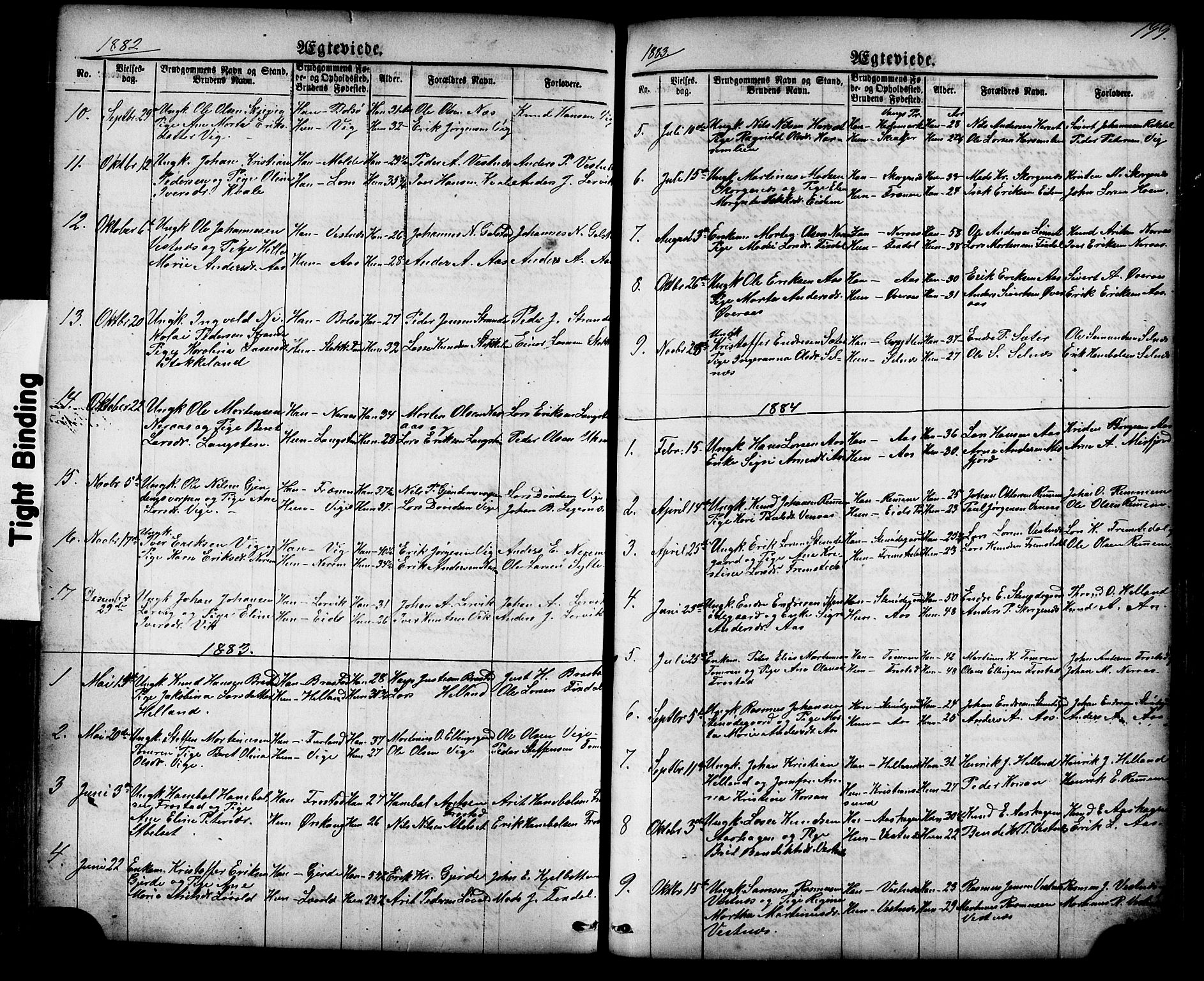 Ministerialprotokoller, klokkerbøker og fødselsregistre - Møre og Romsdal, SAT/A-1454/539/L0536: Klokkerbok nr. 539C02, 1867-1913, s. 199