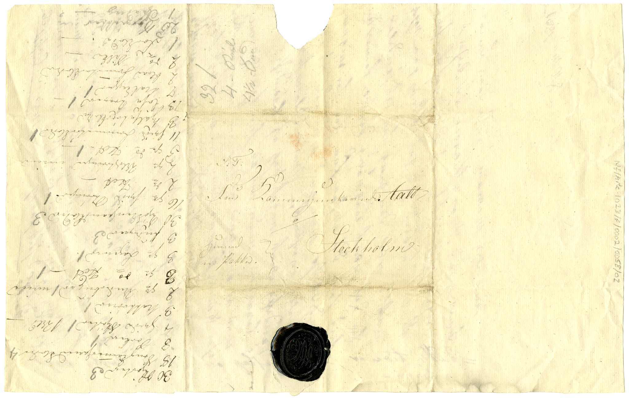 Diderik Maria Aalls brevsamling, NF/Ark-1023/F/L0002: D.M. Aalls brevsamling. B - C, 1799-1889, s. 303