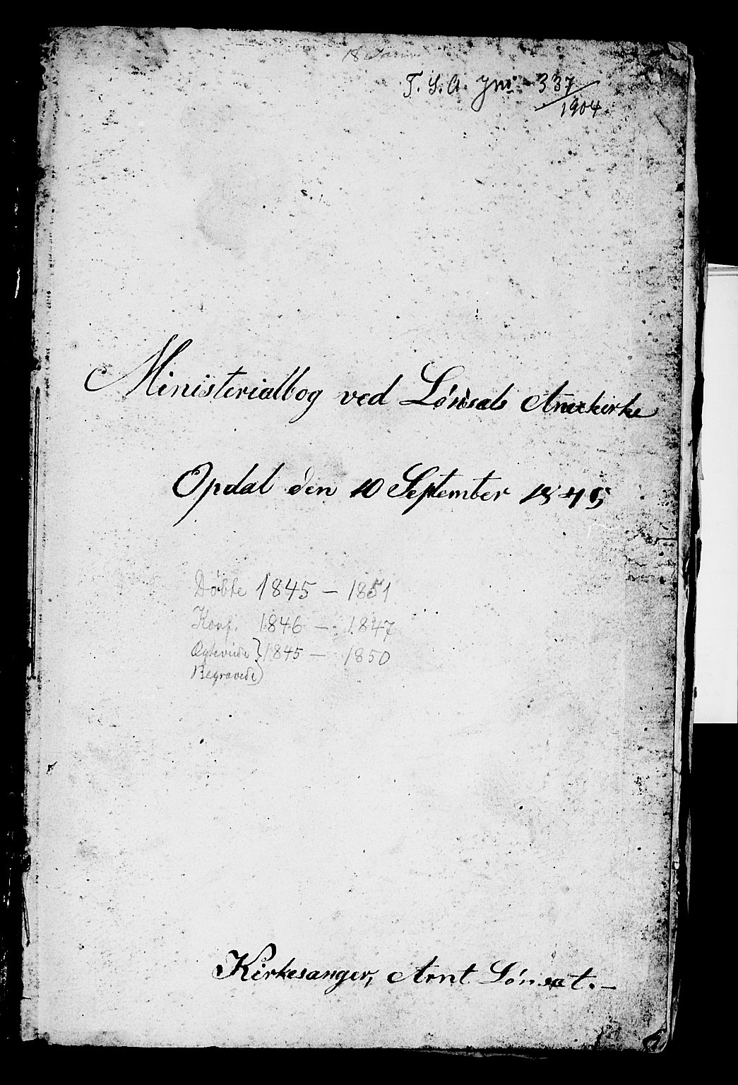 Ministerialprotokoller, klokkerbøker og fødselsregistre - Sør-Trøndelag, SAT/A-1456/679/L0922: Klokkerbok nr. 679C02, 1845-1851