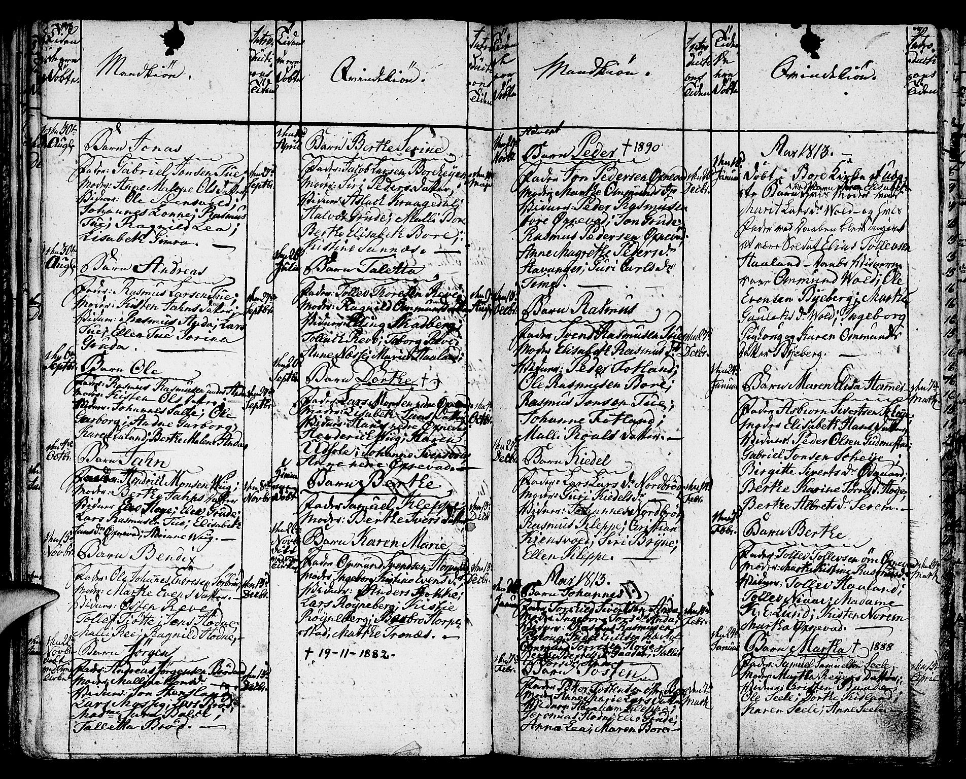 Klepp sokneprestkontor, SAST/A-101803/001/3/30BA/L0001: Ministerialbok nr. A 1, 1793-1819, s. 78-79