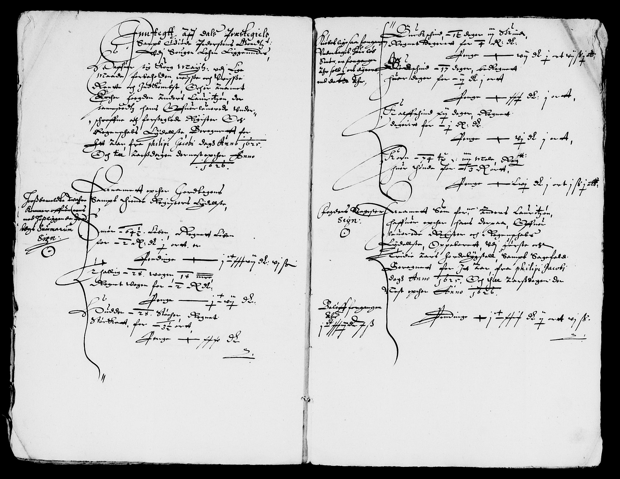 Rentekammeret inntil 1814, Reviderte regnskaper, Lensregnskaper, RA/EA-5023/R/Rb/Rbt/L0038: Bergenhus len, 1624-1626