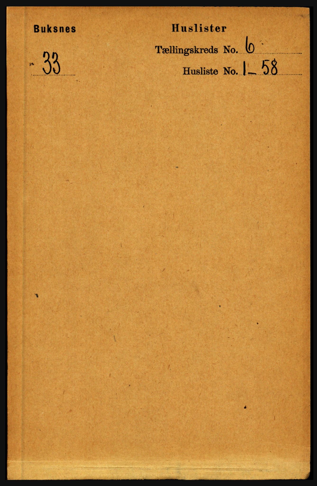 RA, Folketelling 1891 for 1860 Buksnes herred, 1891, s. 4462