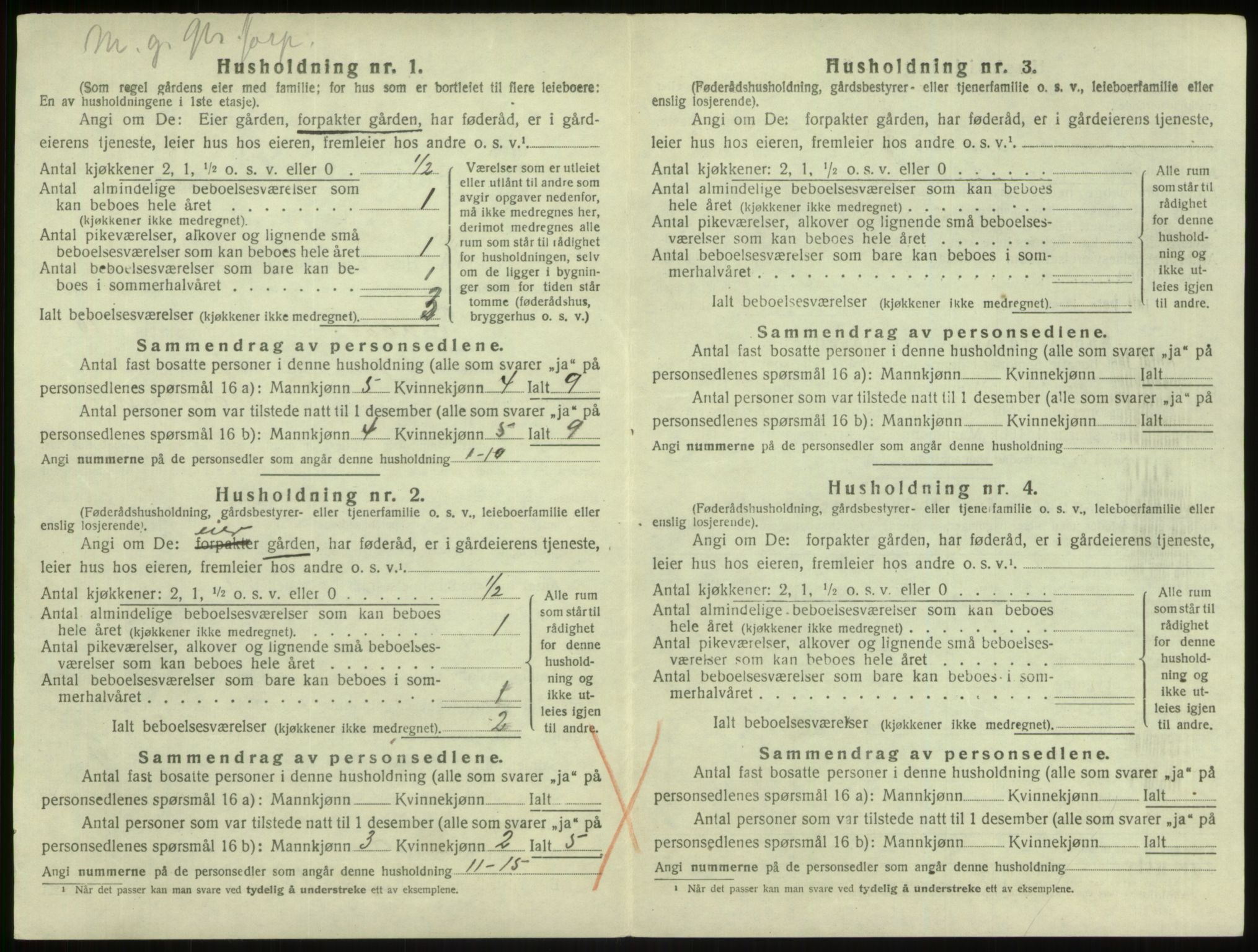 SAB, Folketelling 1920 for 1263 Lindås herred, 1920, s. 687