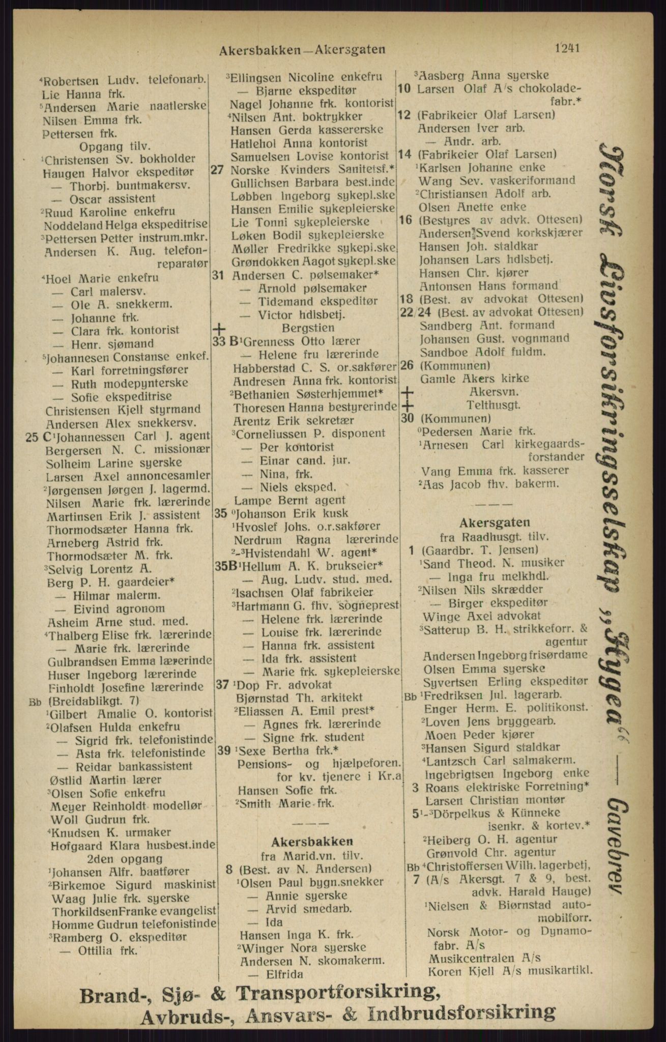 Kristiania/Oslo adressebok, PUBL/-, 1916, s. 1241