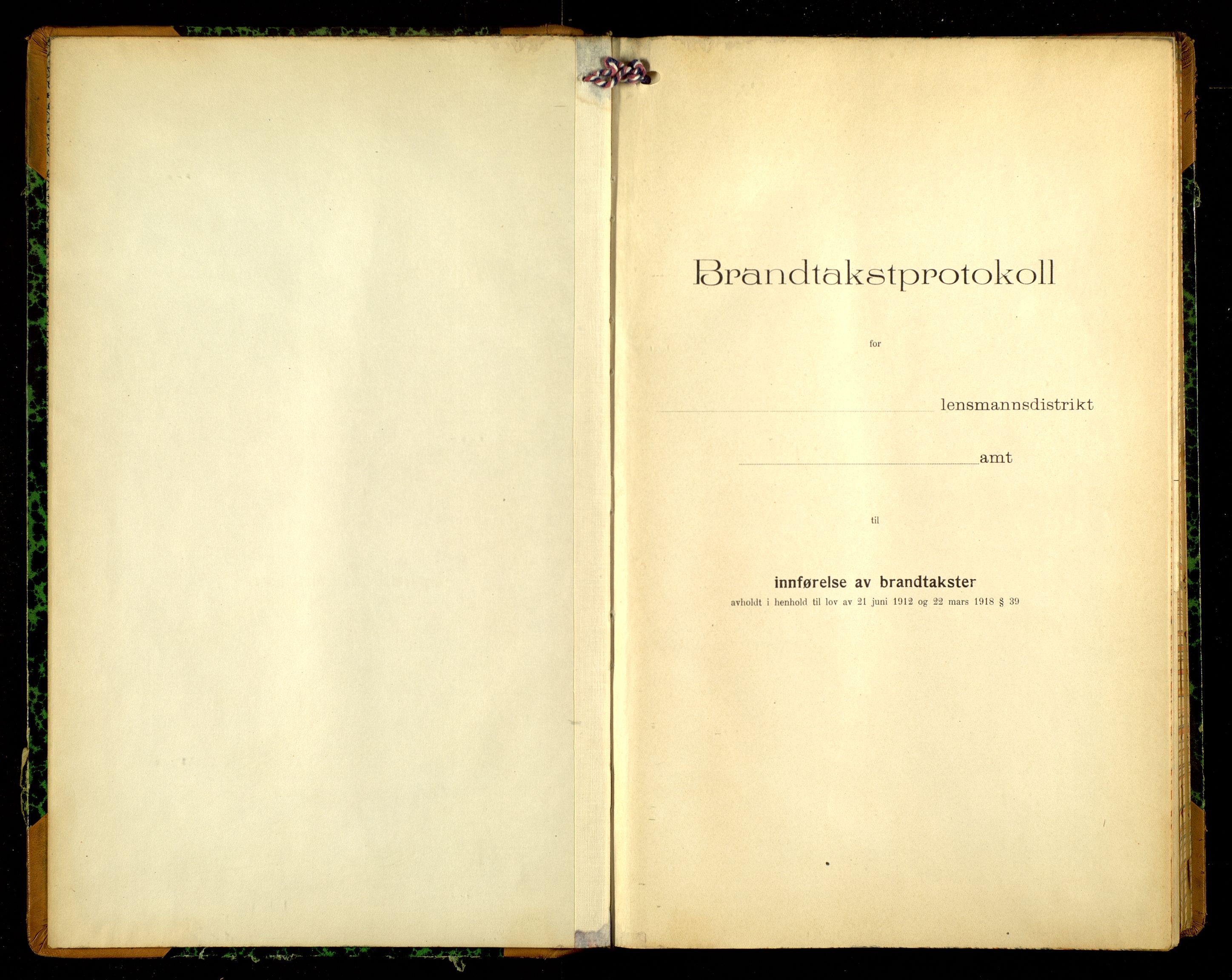 Norges Brannkasse, Åmot , AV/SAH-NBRANÅ-022/F/L0010: Branntakstprotokoll, 1919-1944