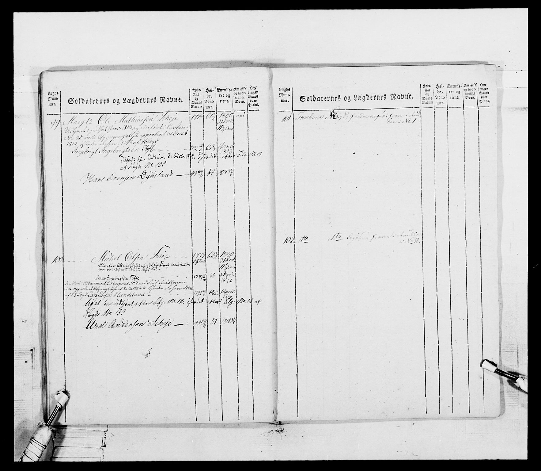 Generalitets- og kommissariatskollegiet, Det kongelige norske kommissariatskollegium, AV/RA-EA-5420/E/Eh/L0099: Bergenhusiske nasjonale infanteriregiment, 1812, s. 358