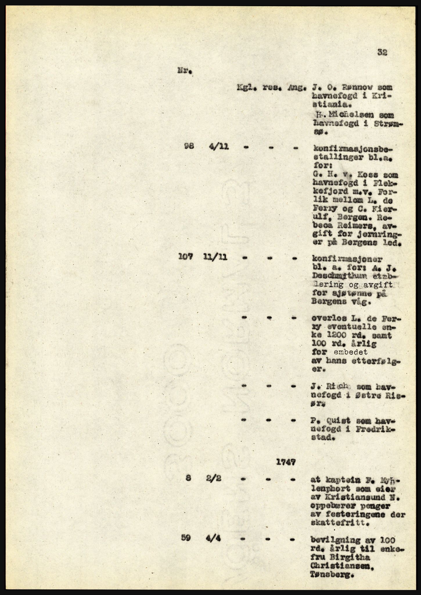 Riksarkivet, Seksjon for eldre arkiv og spesialsamlinger, AV/RA-EA-6797/H/Ha, 1953, s. 32
