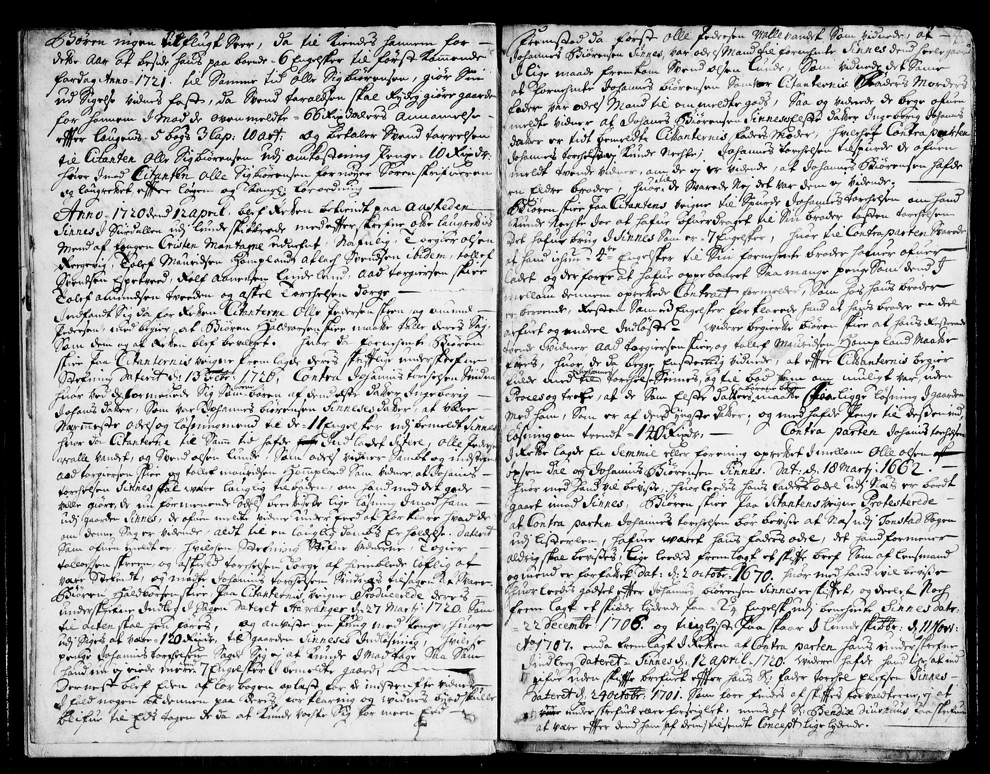Jæren og Dalane sorenskriveri, AV/SAST-A-100306/3/30/30BA/L0071: TINGBOK, 1720-1722, s. 3b-4a