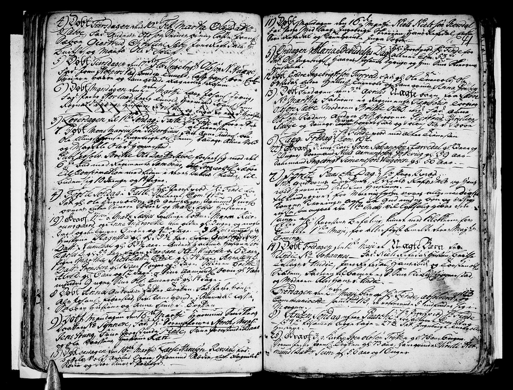 Vik sokneprestembete, AV/SAB-A-81501/H/Haa/Haaa/L0003: Ministerialbok nr. A 3 / 1, 1755-1771, s. 41