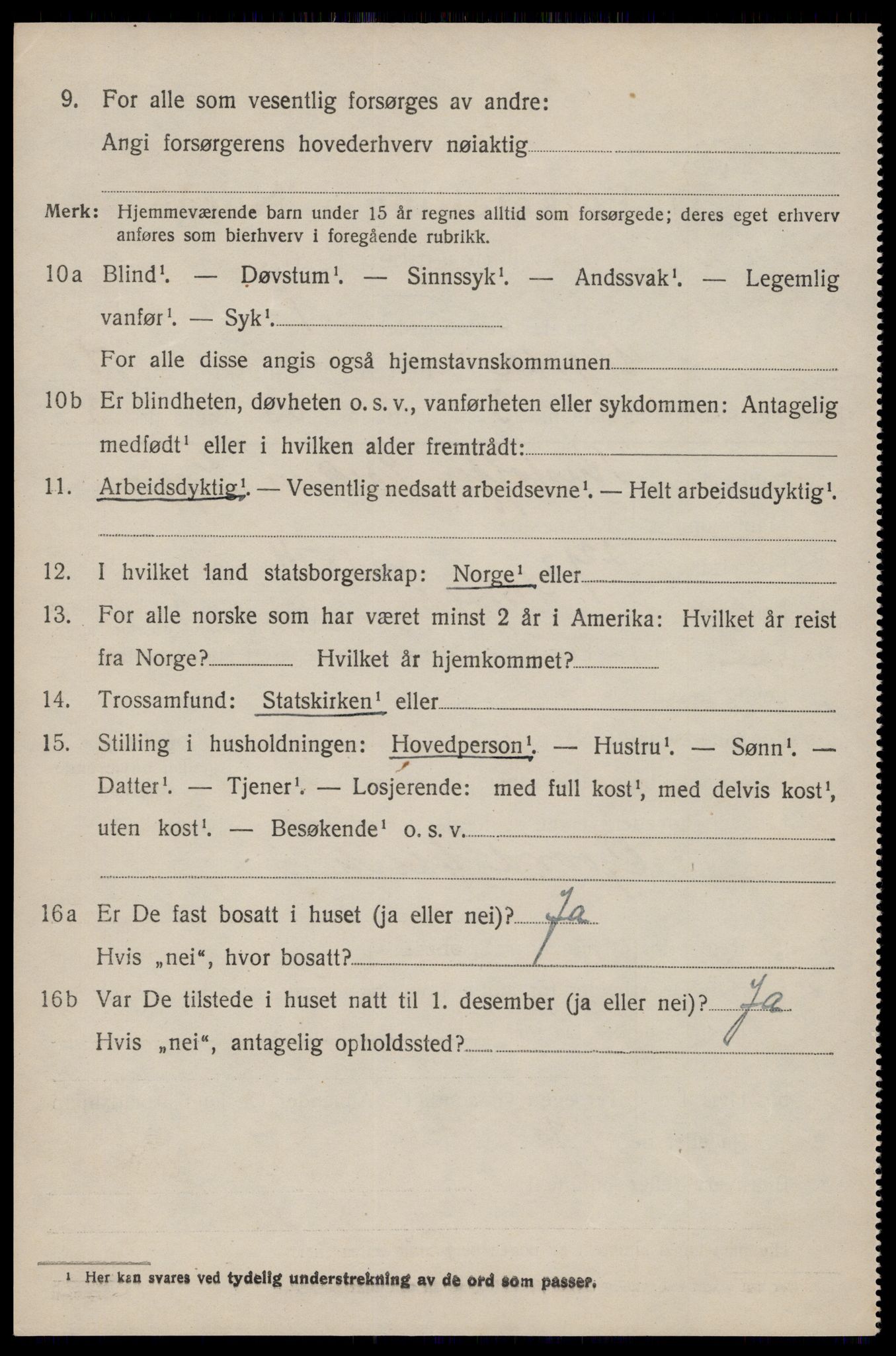 SAST, Folketelling 1920 for 1154 Skjold herred, 1920, s. 3905