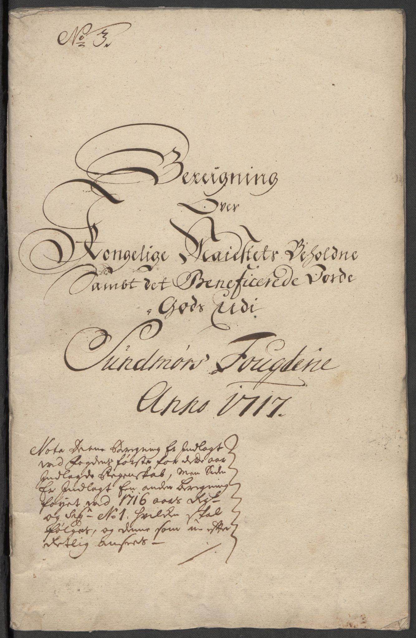 Rentekammeret inntil 1814, Reviderte regnskaper, Fogderegnskap, AV/RA-EA-4092/R54/L3569: Fogderegnskap Sunnmøre, 1717, s. 30