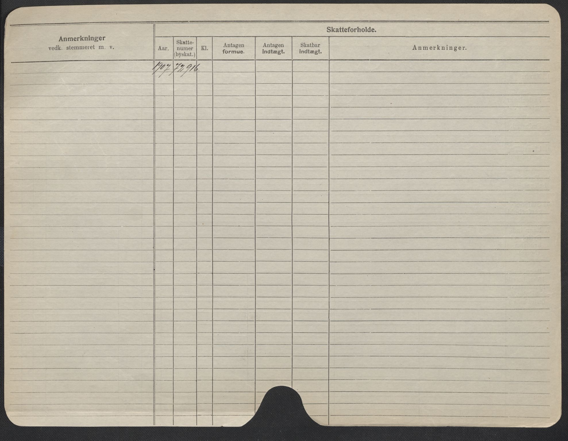 Oslo folkeregister, Registerkort, SAO/A-11715/F/Fa/Fac/L0010: Menn, 1906-1914, s. 1101b