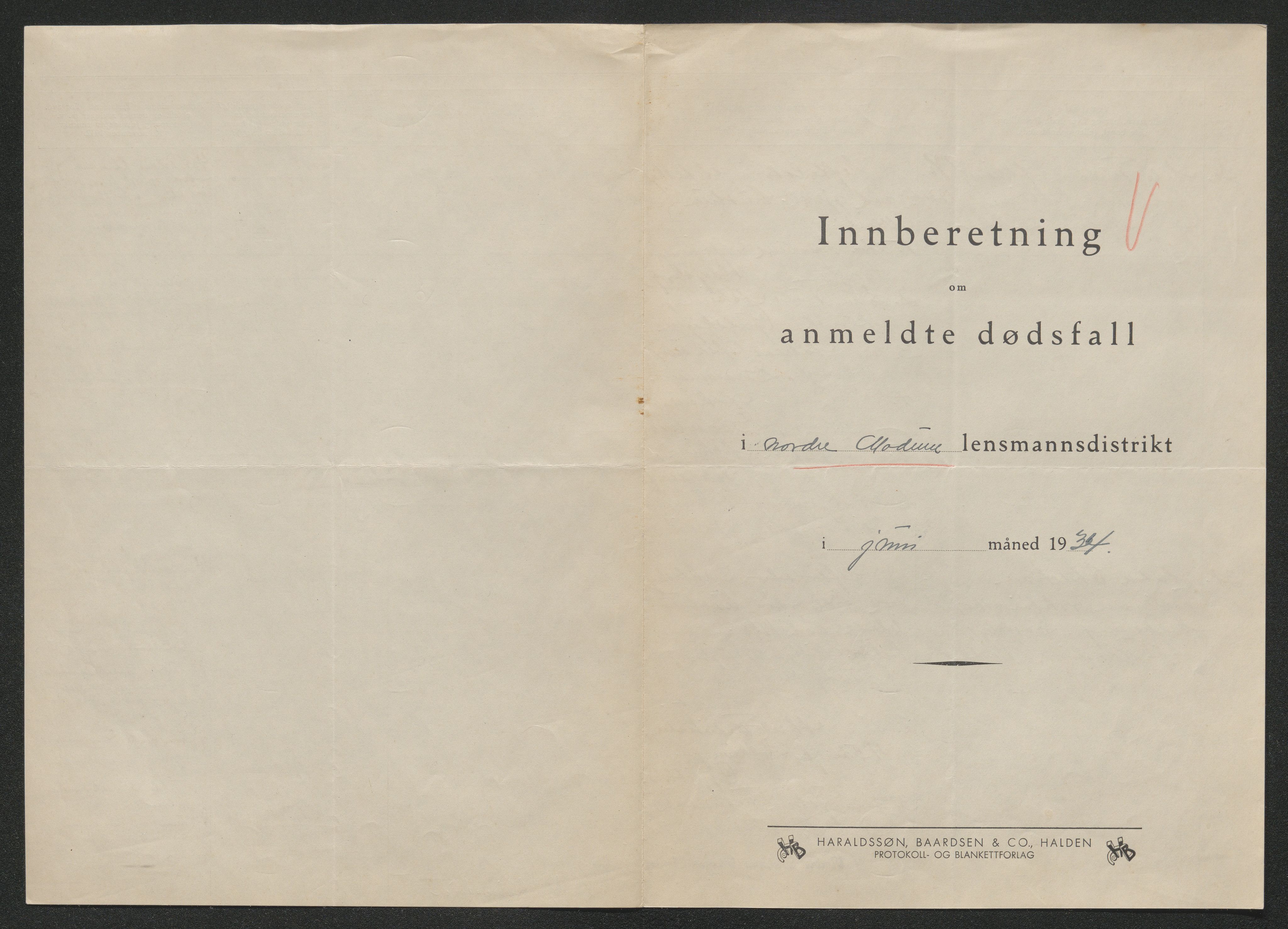 Eiker, Modum og Sigdal sorenskriveri, AV/SAKO-A-123/H/Ha/Hab/L0049: Dødsfallsmeldinger, 1934, s. 537