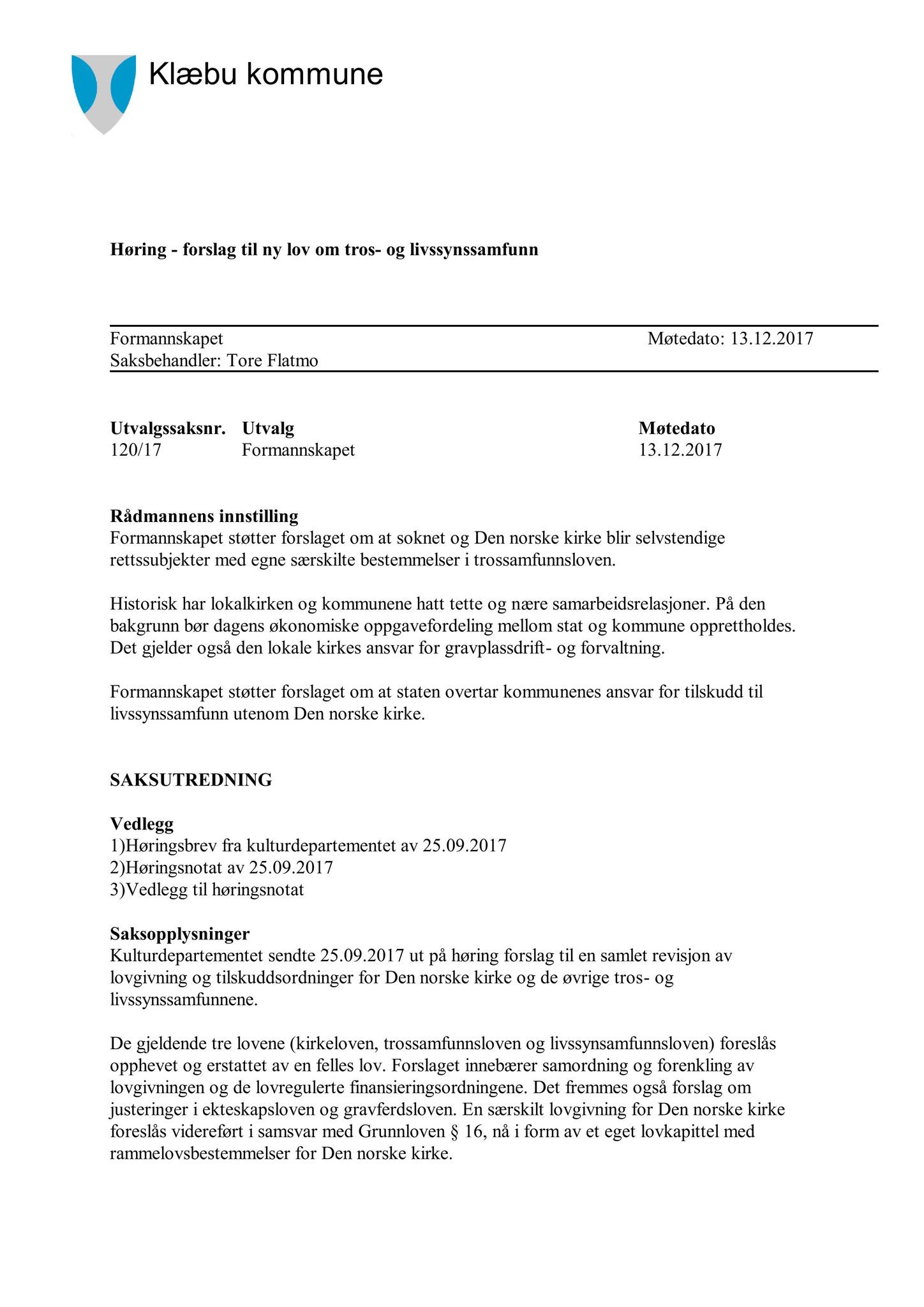 Klæbu Kommune, TRKO/KK/02-FS/L010: Formannsskapet - Møtedokumenter, 2017, s. 3736