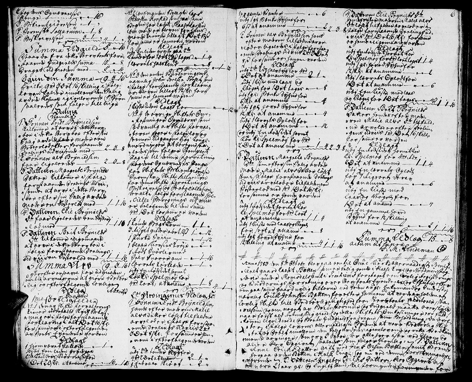 Nordmøre sorenskriveri, AV/SAT-A-4132/1/3/3A/L0019: Skifteprotokoll nr. 17, 1783-1787, s. 5b-6a